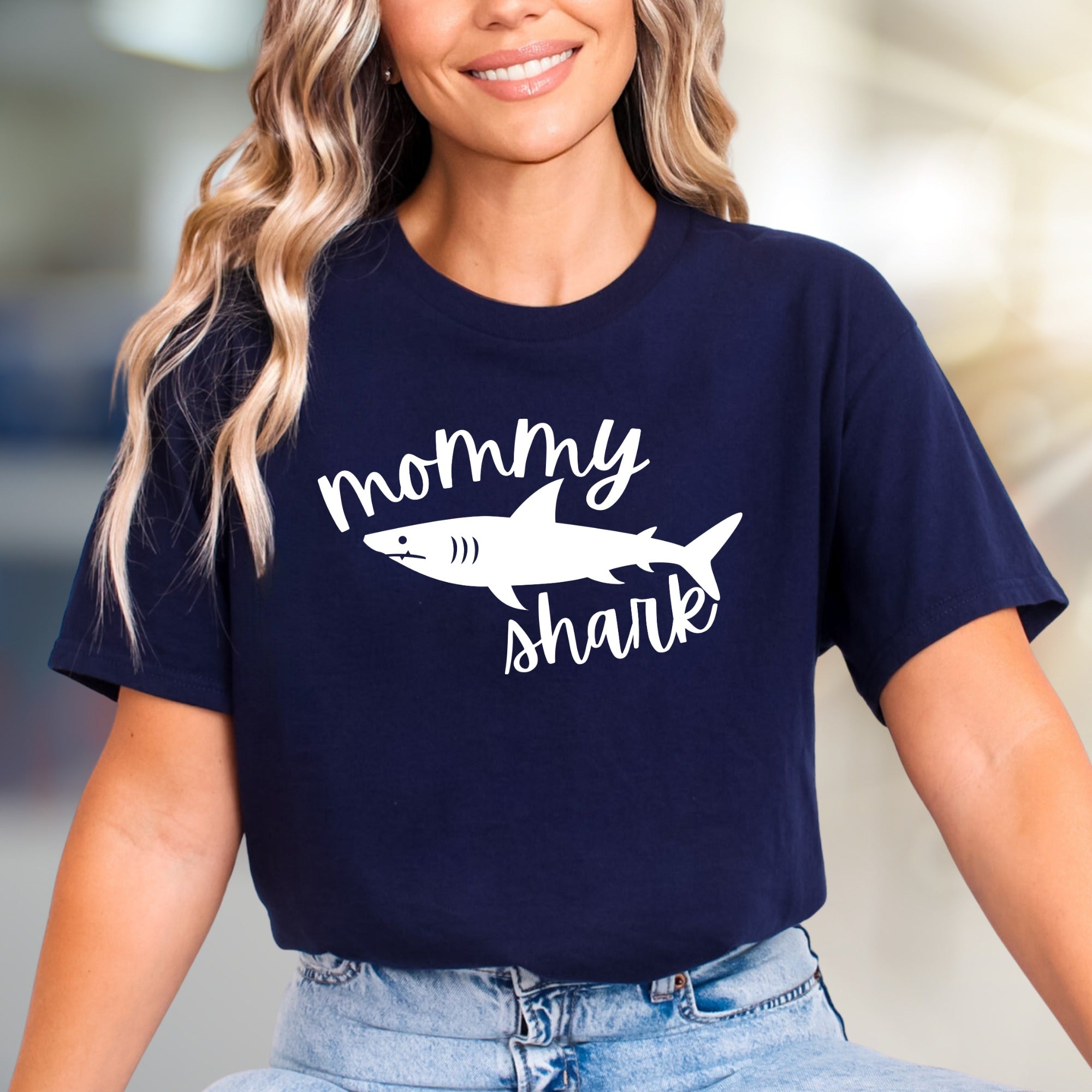 Mommy Shark Graphic Tee, A Fun Family Pick for Moms