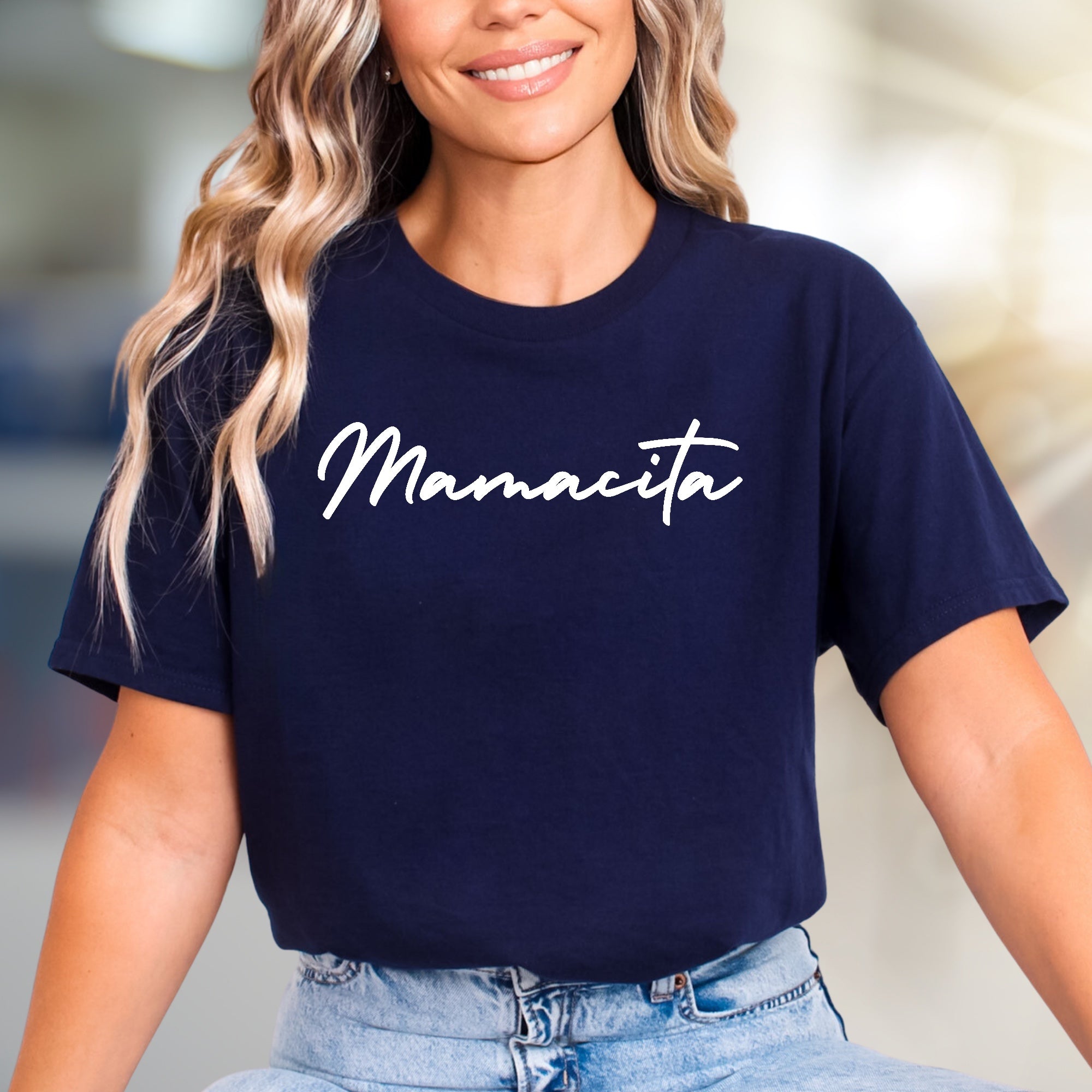 "Mamacita" Scripted Graphic Tee, a Chic Wordplay for Confident Women