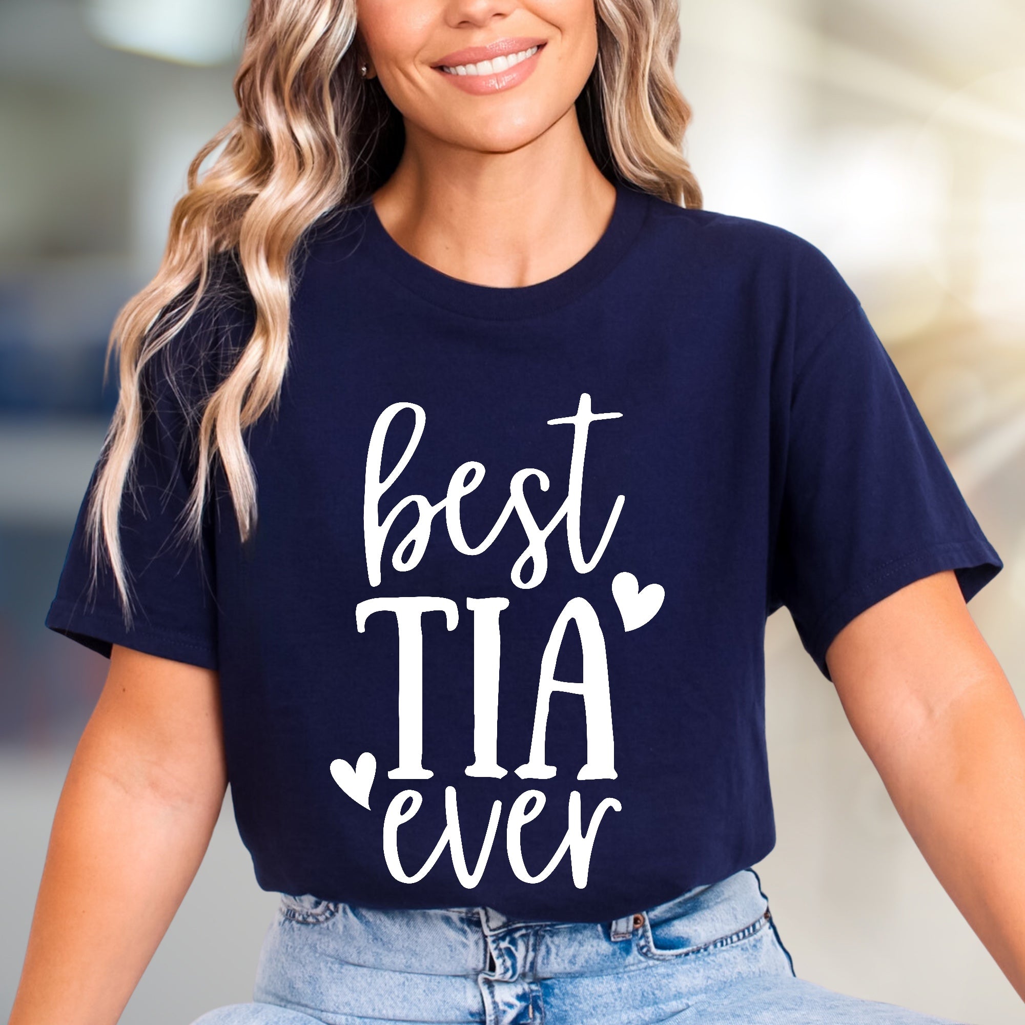 "Best TIA Ever" Graphic Tee, A Heartfelt Gift for Aunties