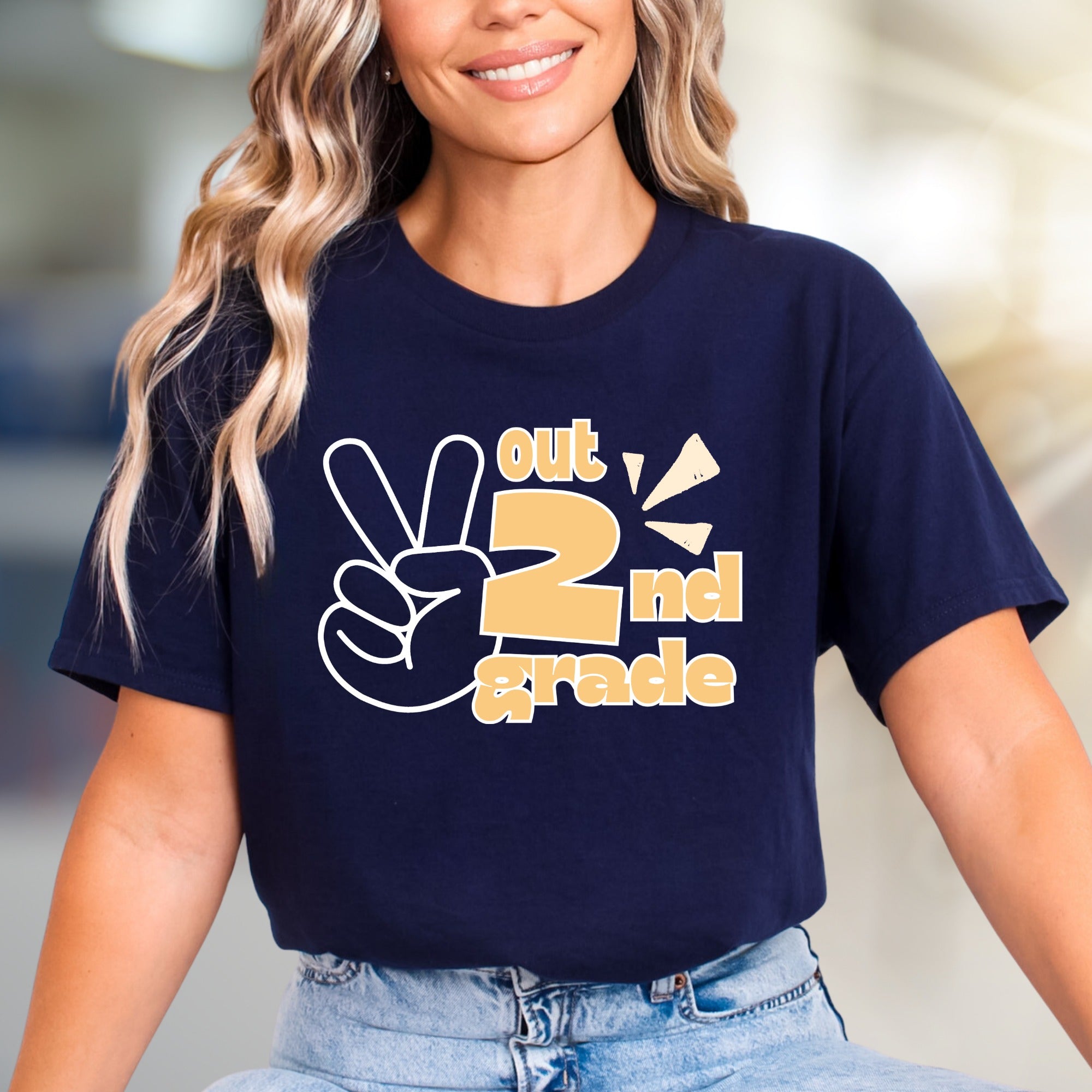 "Out 2nd Grade" School's Out Graphic Tee, a Celebration Pick for Students