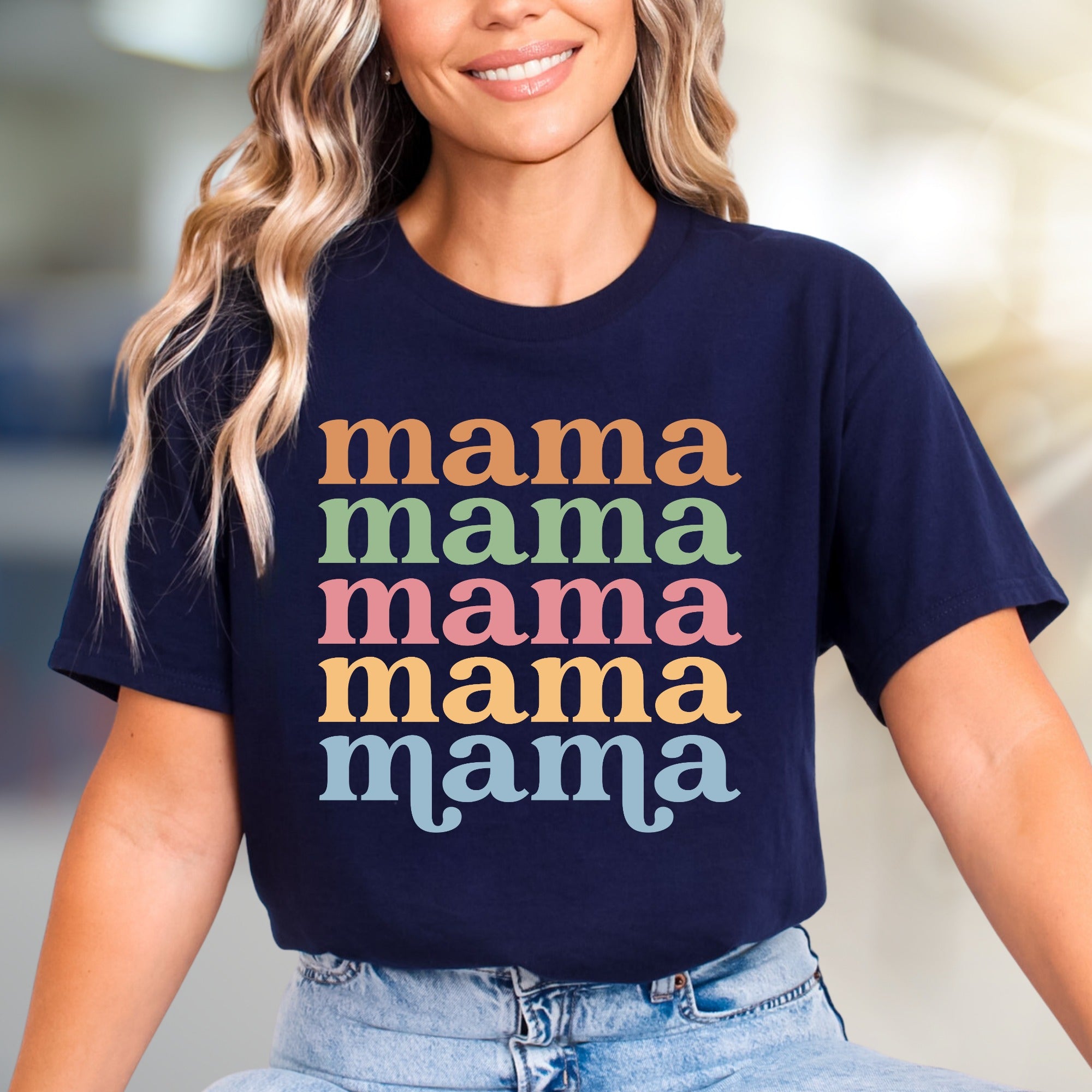 "Mama Mama Mama Mama Mama" Retro Graphic Tee, A Mother's Day Pick for Her
