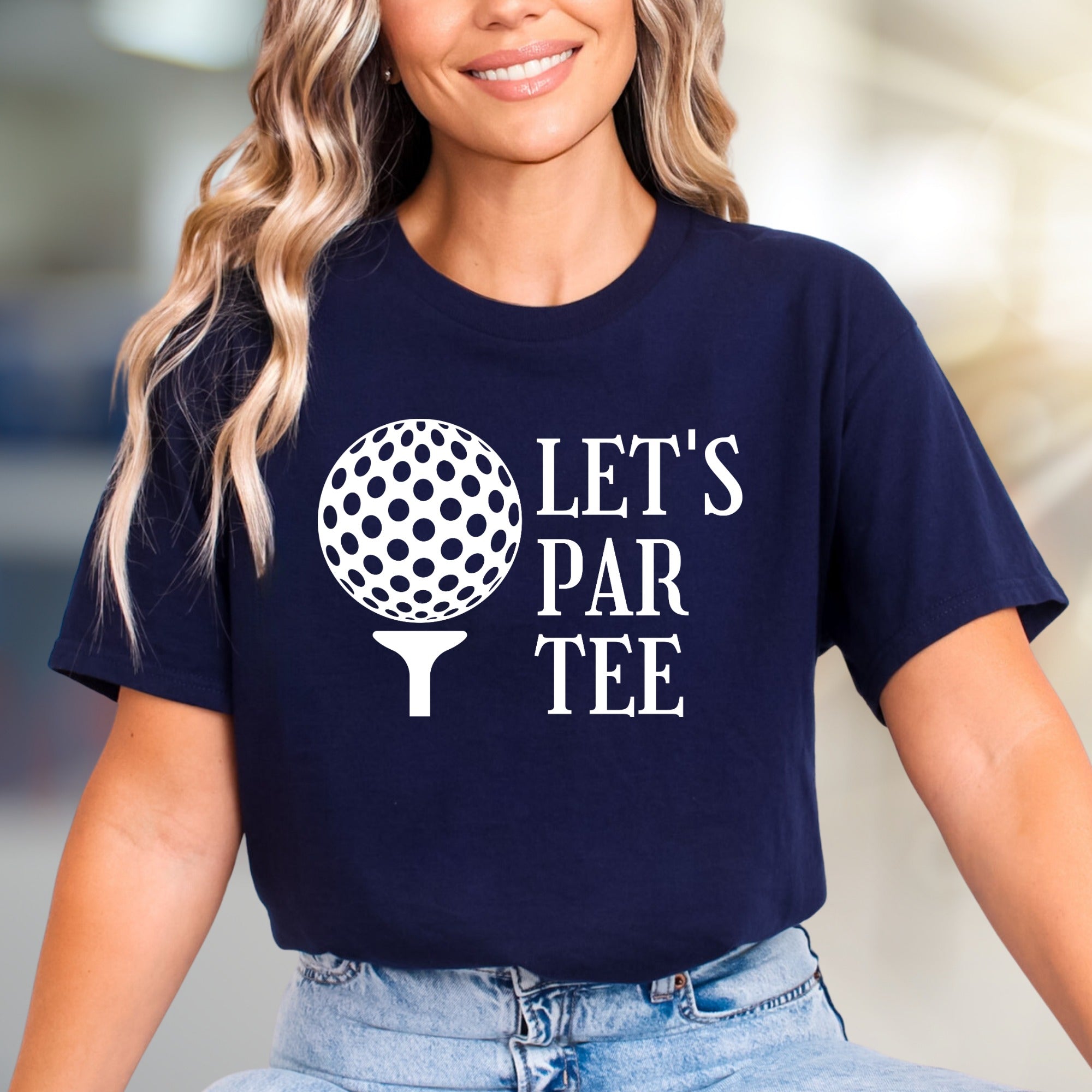 Let's Par Tee Golf Graphic Tee, A Playful Sports Pick for Golfers