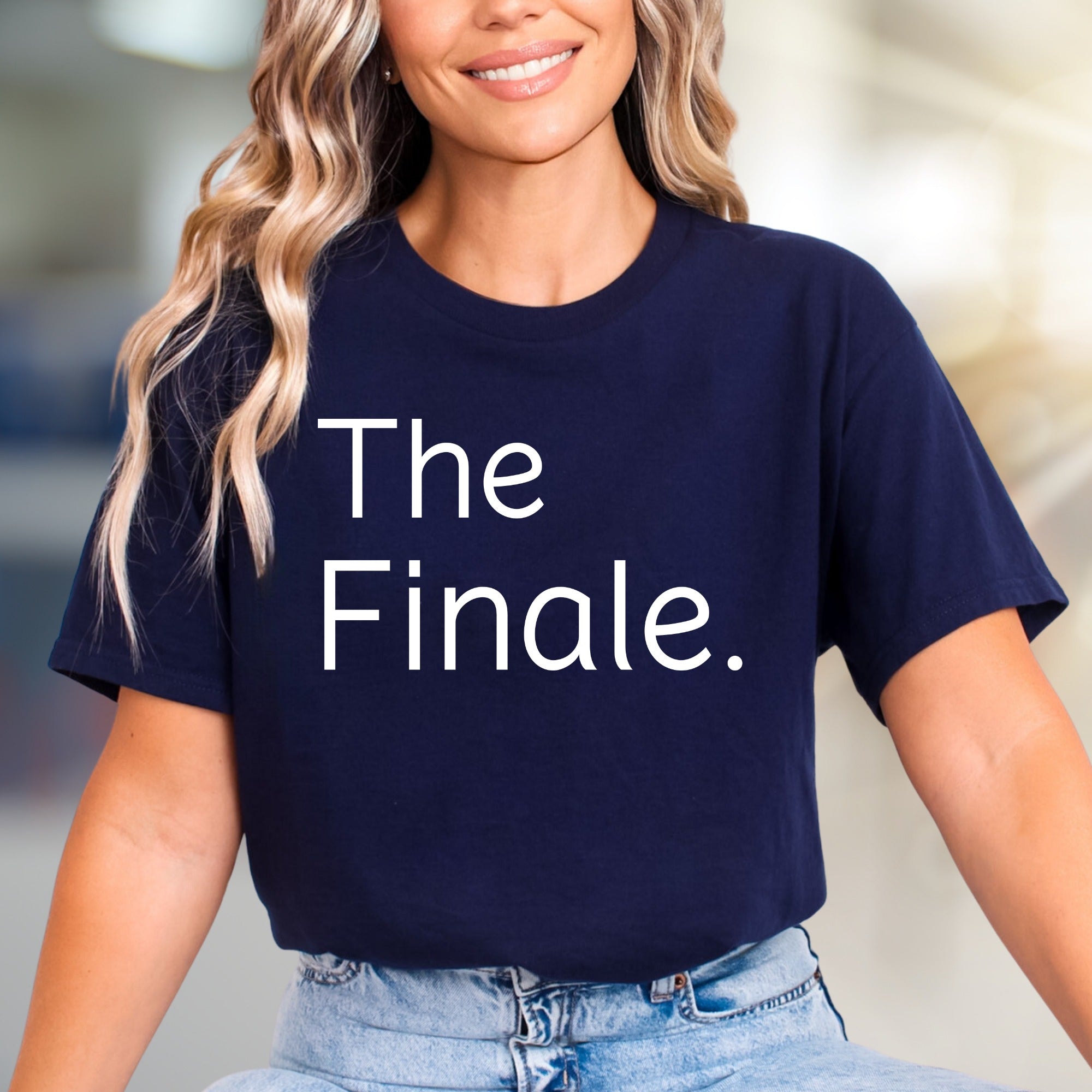 "The Finale." Minimalist Statement Graphic Tee, a Bold Pick for Modern Minimalists