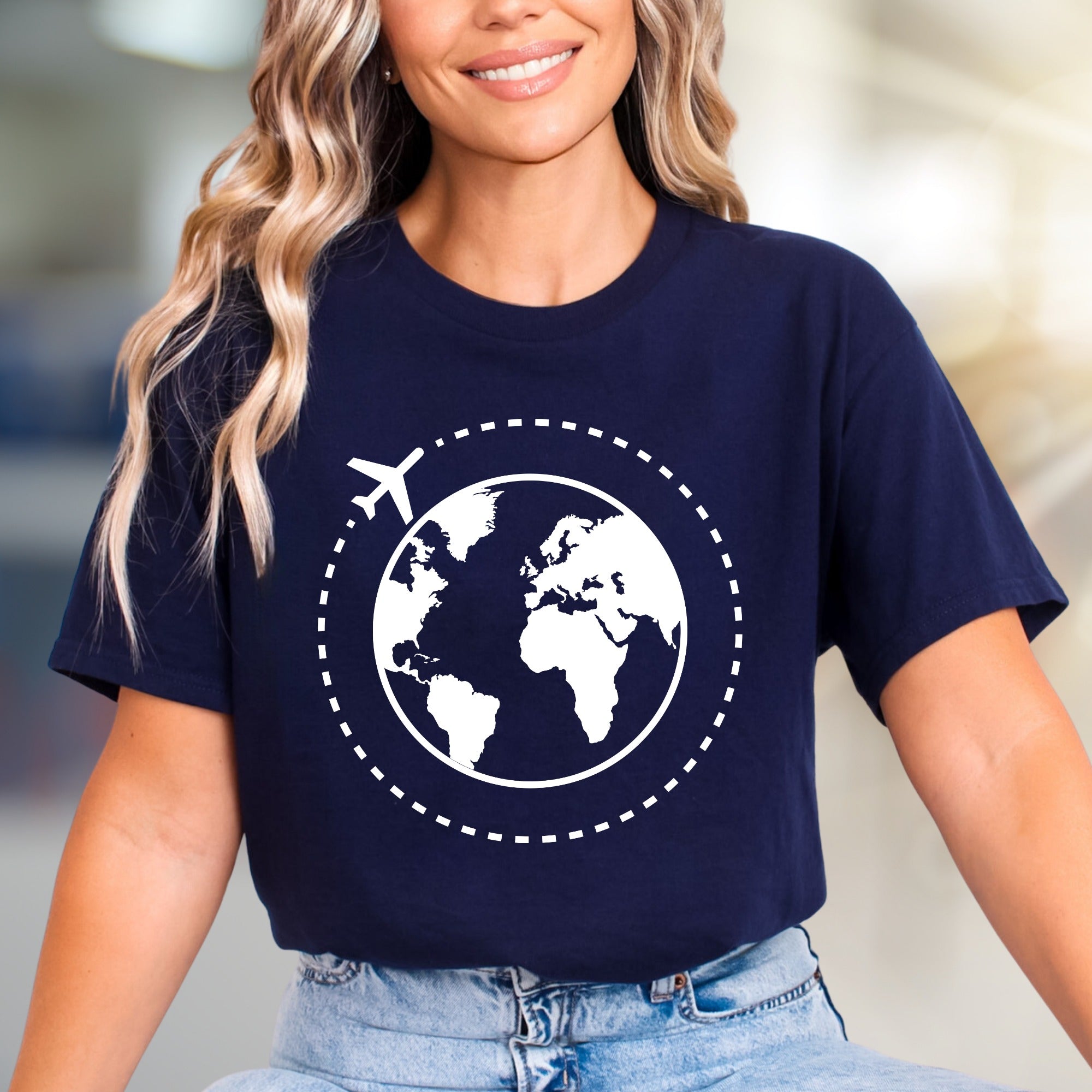 Around the World Travel Graphic Tee, a Wanderlust Pick for Adventurers