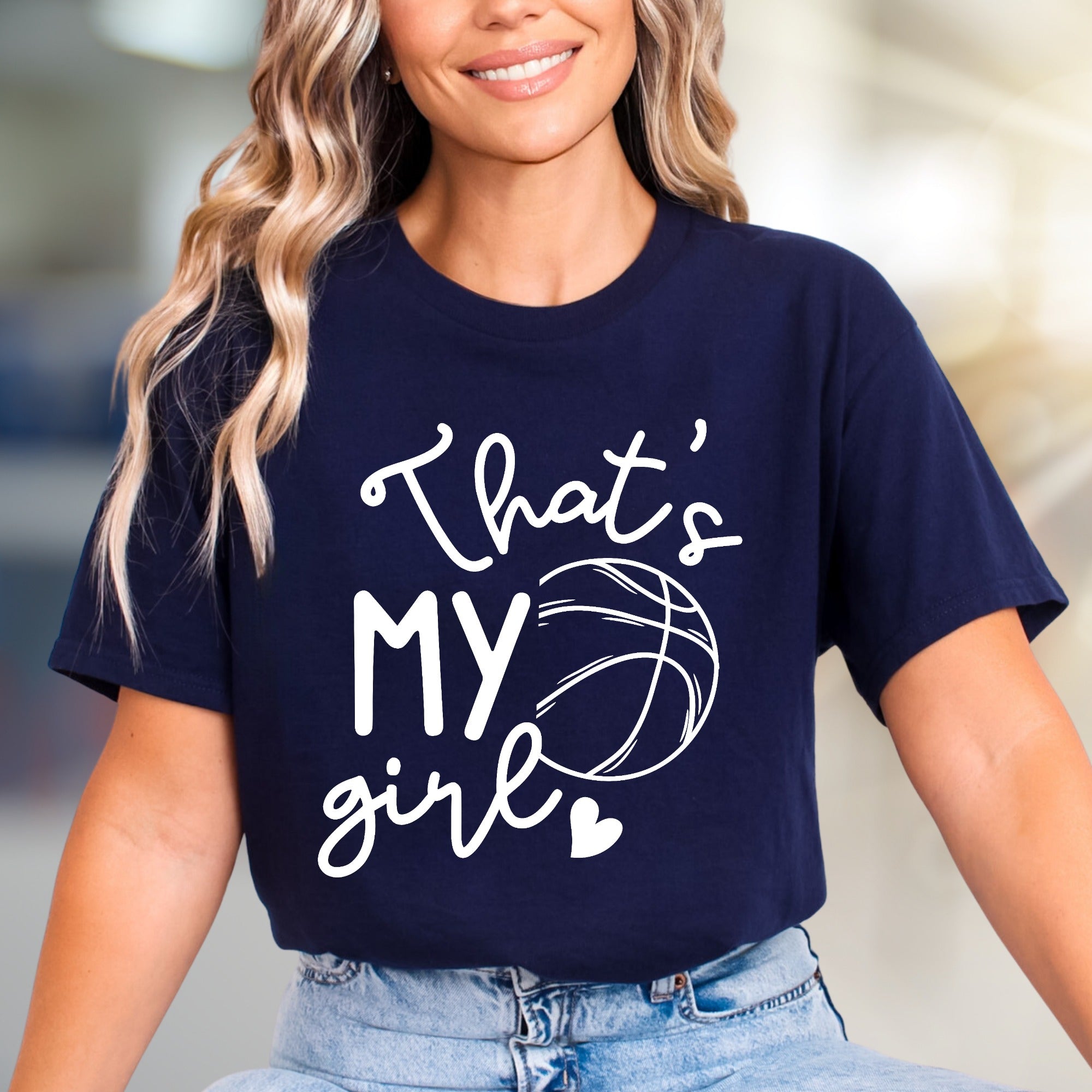 "That's My Girl" Basketball Graphic Tee, a Fan Parent Pick for Game Day