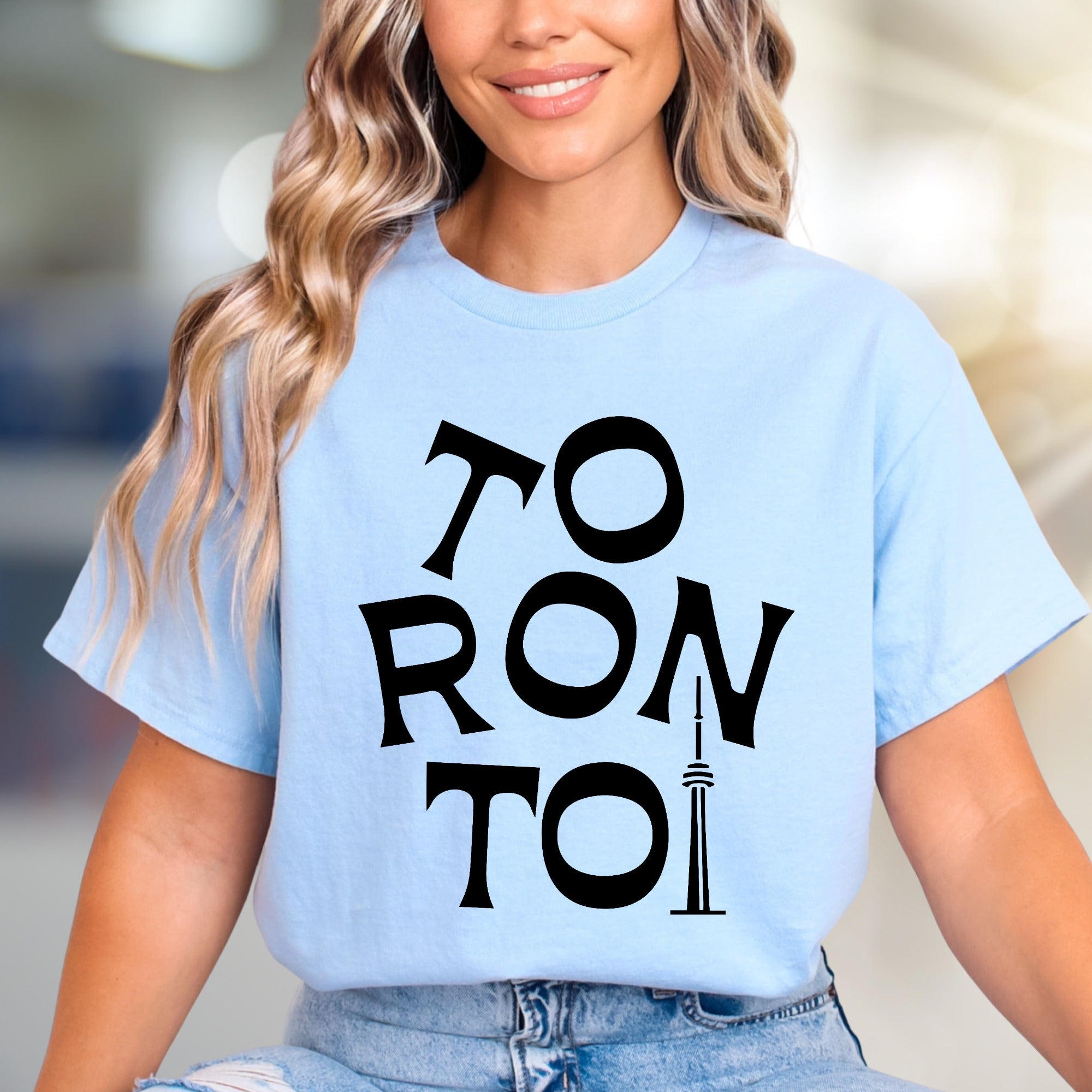 “Toronto” Cityscape Graphic Tee, a Travel Souvenir Pick for Urban Explorers