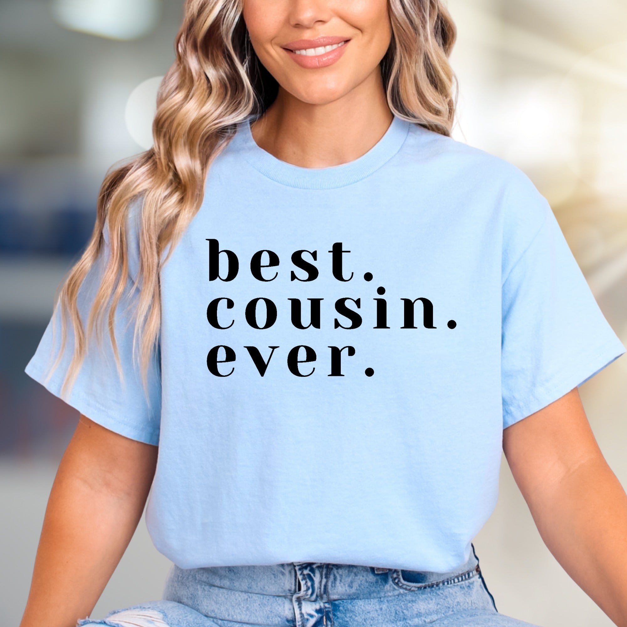 "Best. Cousin. Ever." Family Pride Graphic Tee, A Kinship Pick for Everyone