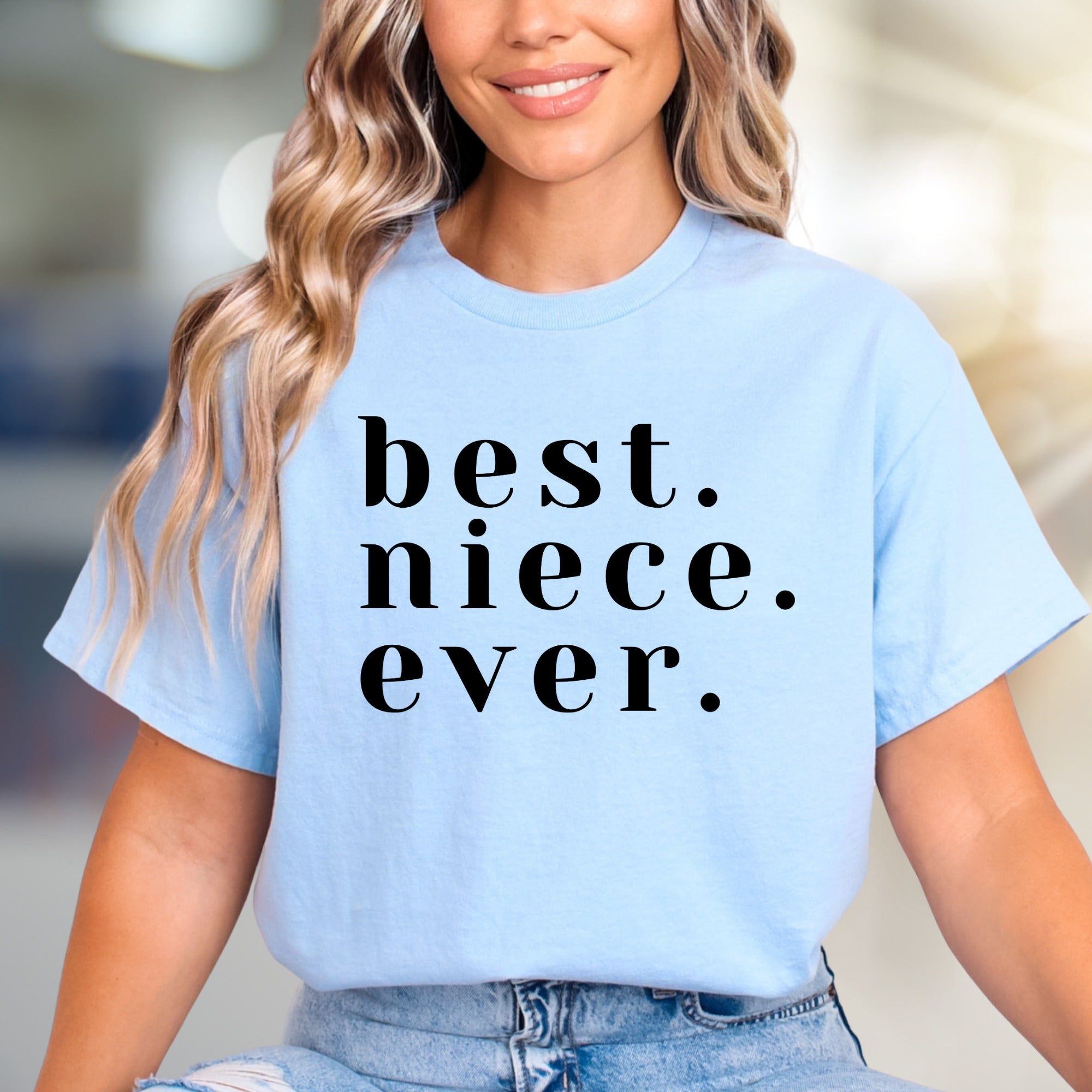 "best. niece. ever." Family Love Graphic Tee, a Heartfelt Pick for Aunts & Uncles