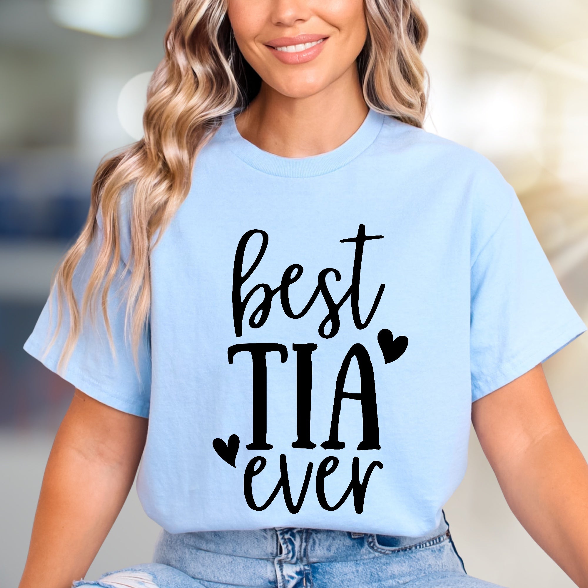 "Best TIA Ever" Graphic Tee, A Heartfelt Gift for Aunties