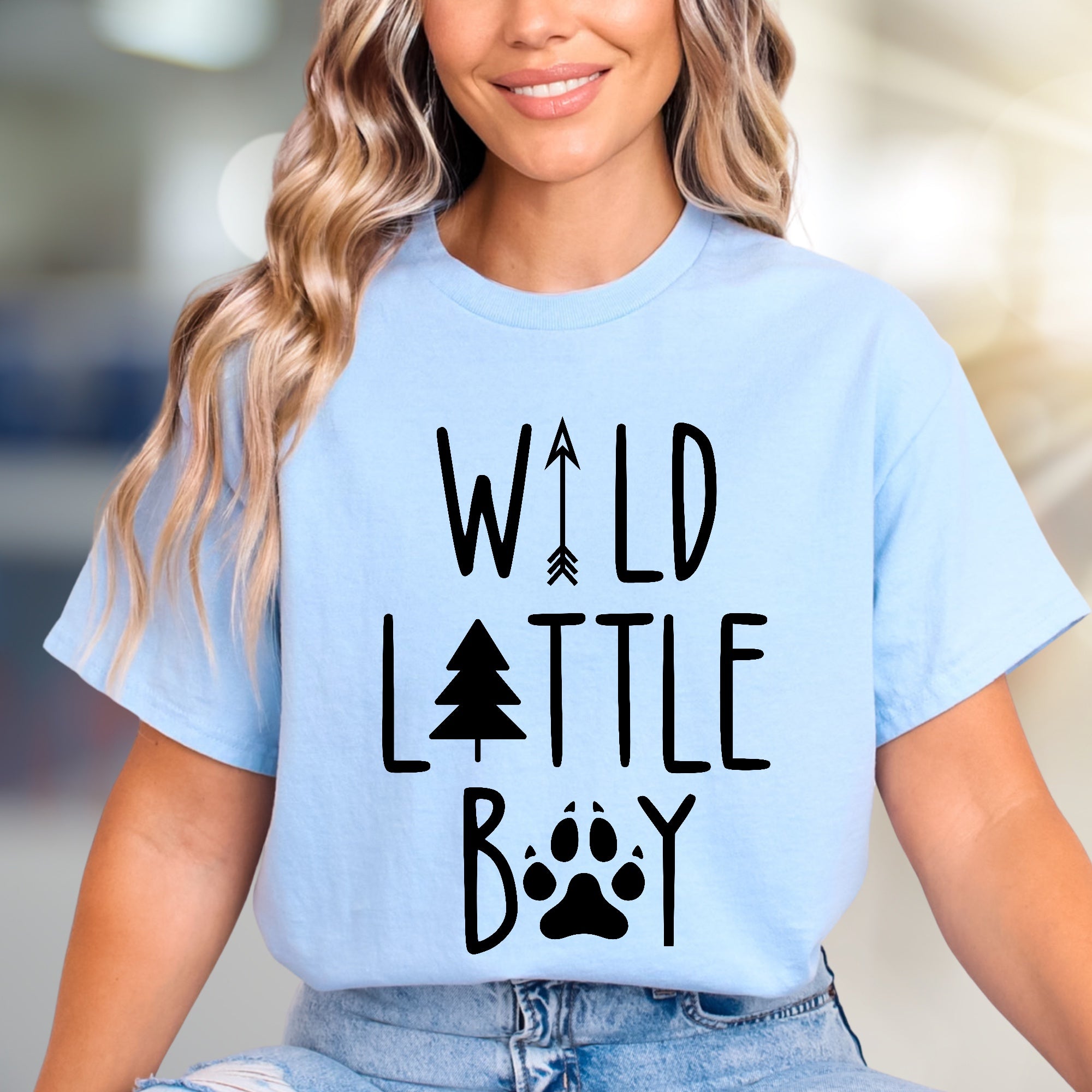 "Wild Little Boy" Wilderness Graphic Tee, a Nature-Inspired Pick for Adventurous Parents