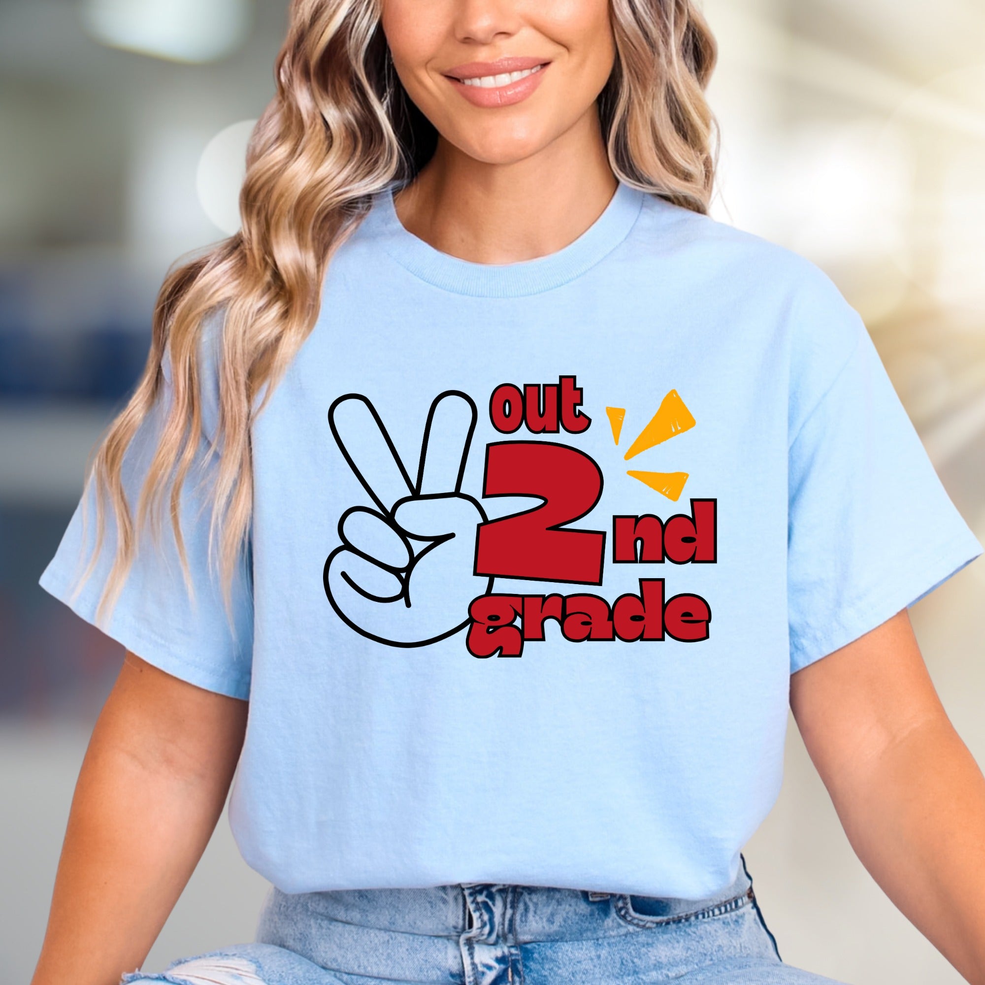 "Out 2nd Grade" School's Out Graphic Tee, a Celebration Pick for Students