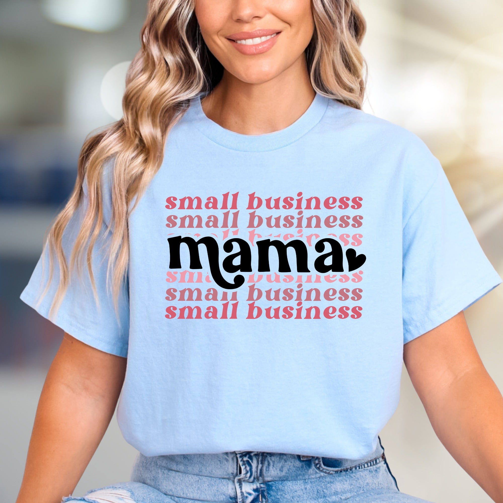 "Small Business Mama" Entrepreneur Graphic Tee, a Heartfelt Pick for Dedicated Moms
