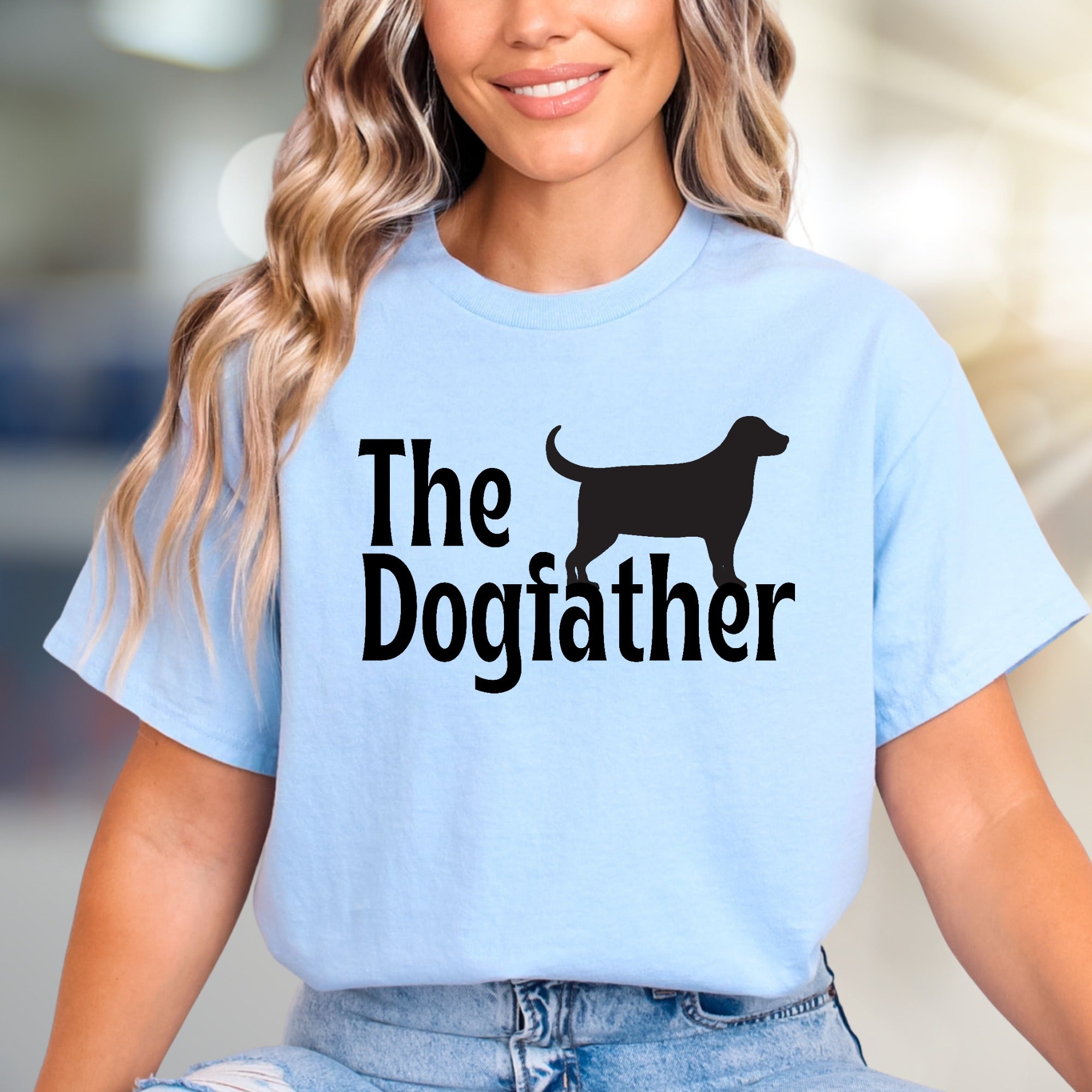 "The Dogfather" Canine Humor Graphic Tee, a Pet Lover's Statement Piece