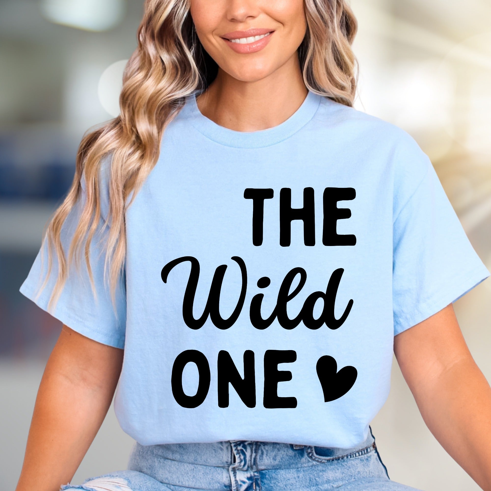 "THE Wild ONE" Bold Statement Graphic Tee, a Playful Pick for Free Spirits