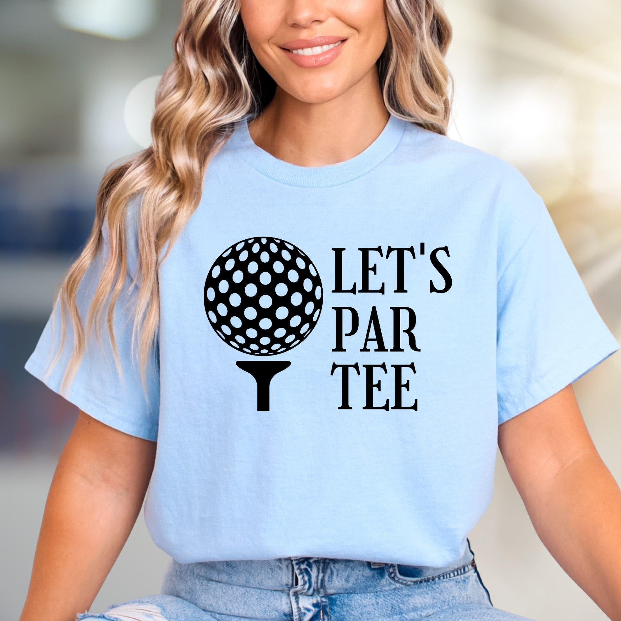 Let's Par Tee Golf Graphic Tee, A Playful Sports Pick for Golfers