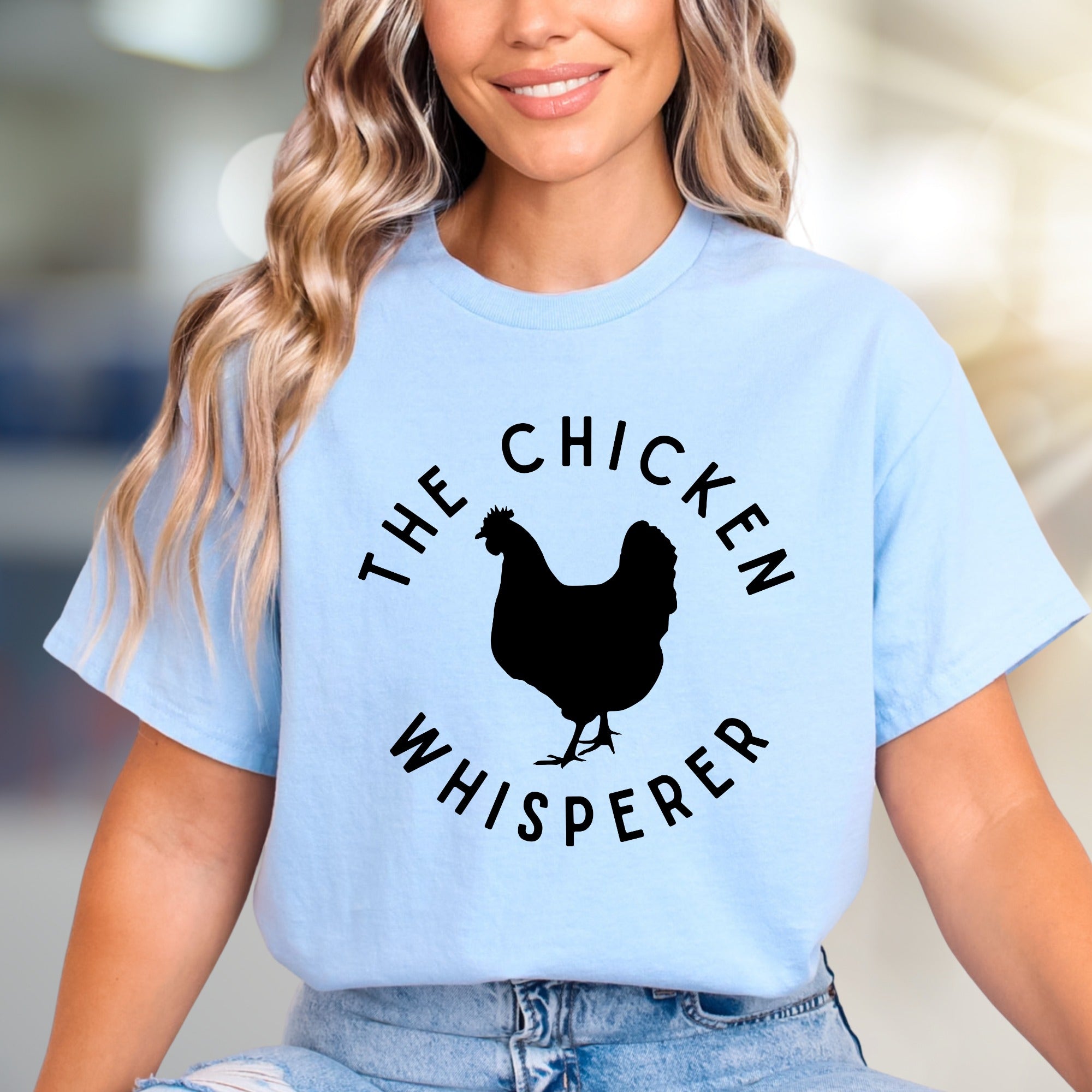 "The Chicken Whisperer" Farm Animal Graphic Tee, A Humorous Pick for Animal Lovers