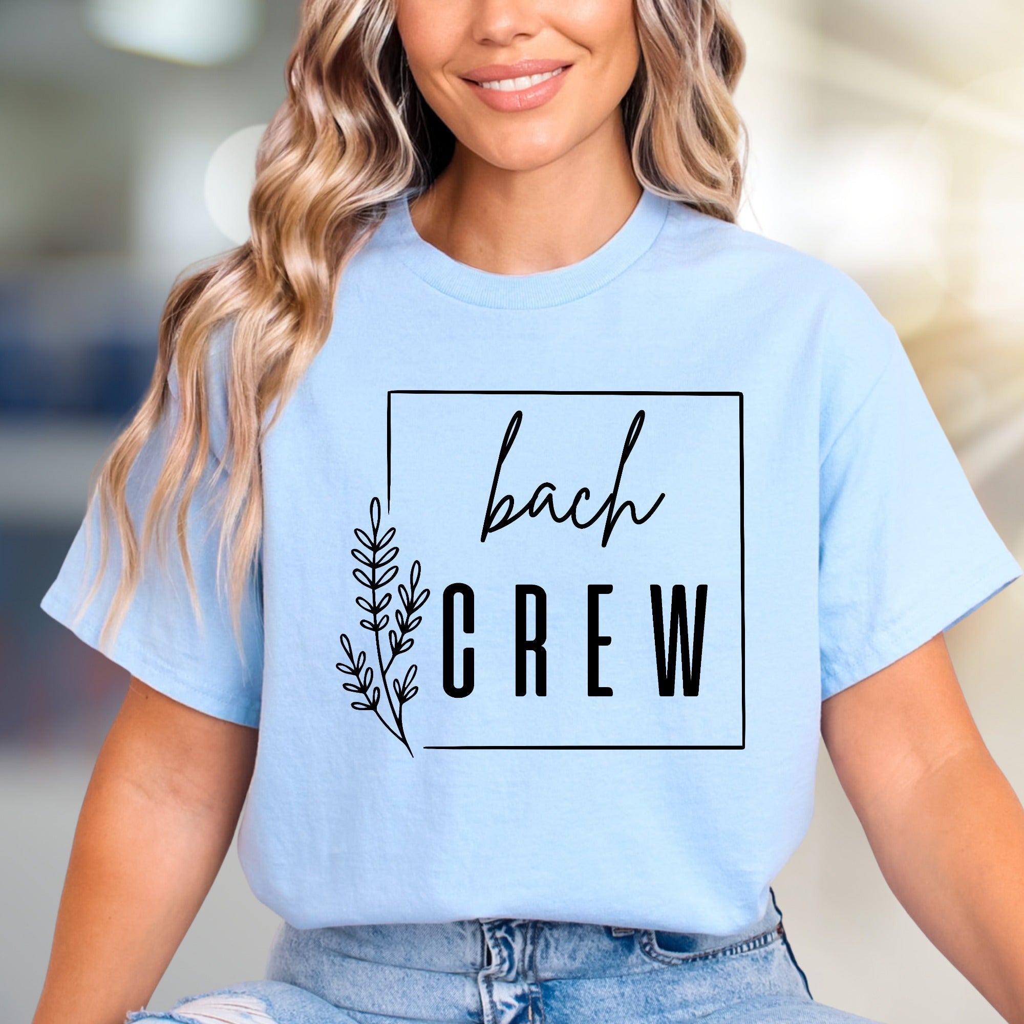 "Bach Crew" Bachelorette Party Favors T-Shirt, a Bridal Squad Celebration Tee for Groups