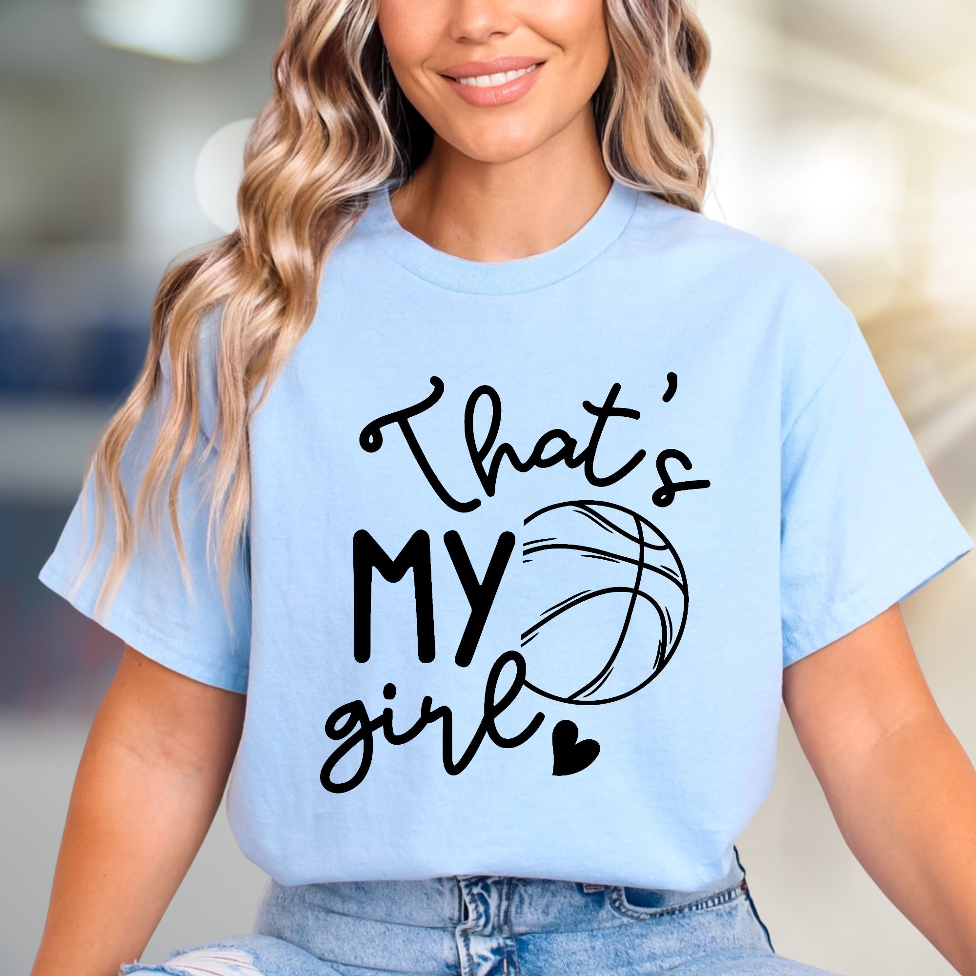 "That's My Girl" Basketball Graphic Tee, a Fan Parent Pick for Game Day