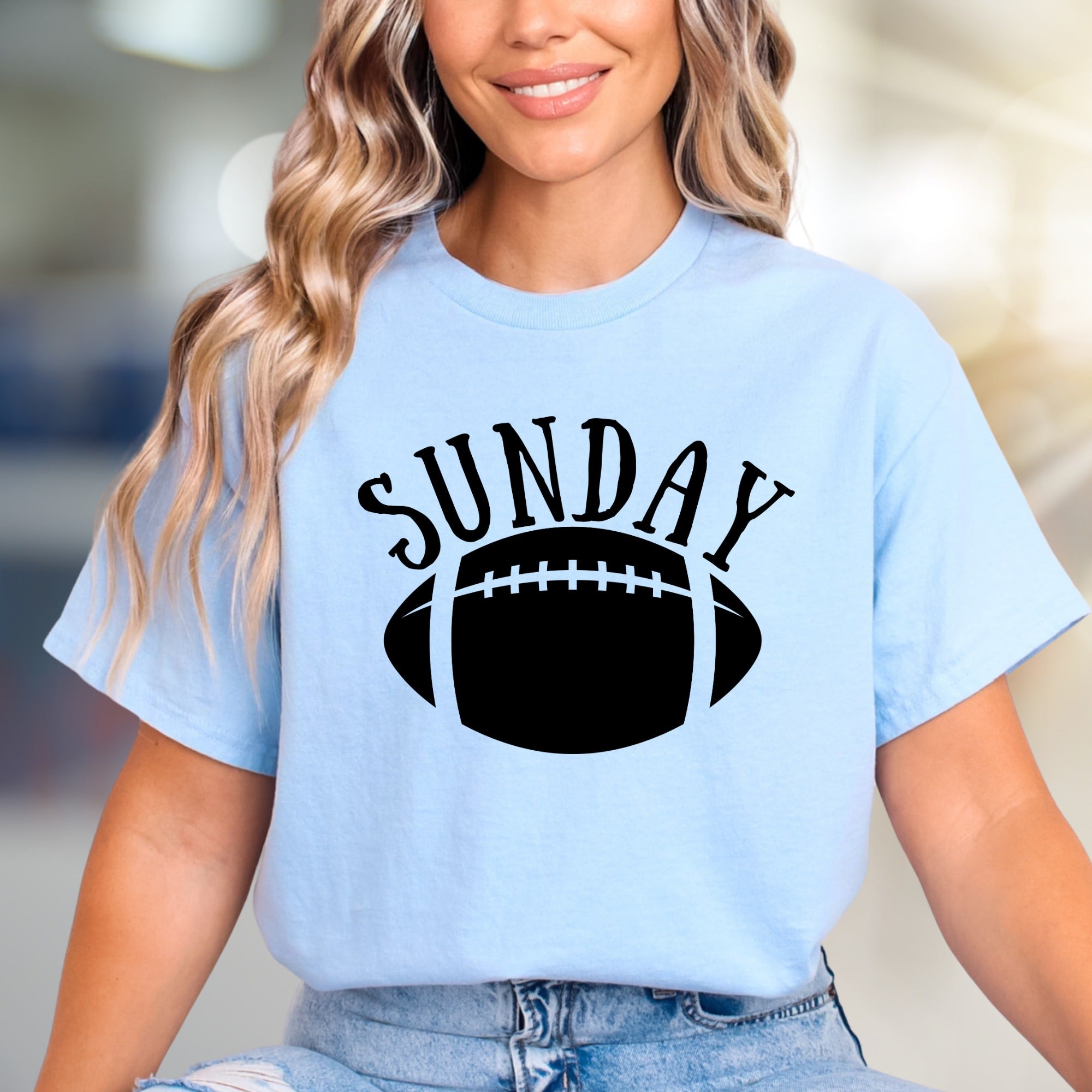 "SUNDAY" Football Graphic Tee, a Game Day Pick for Sports Fans