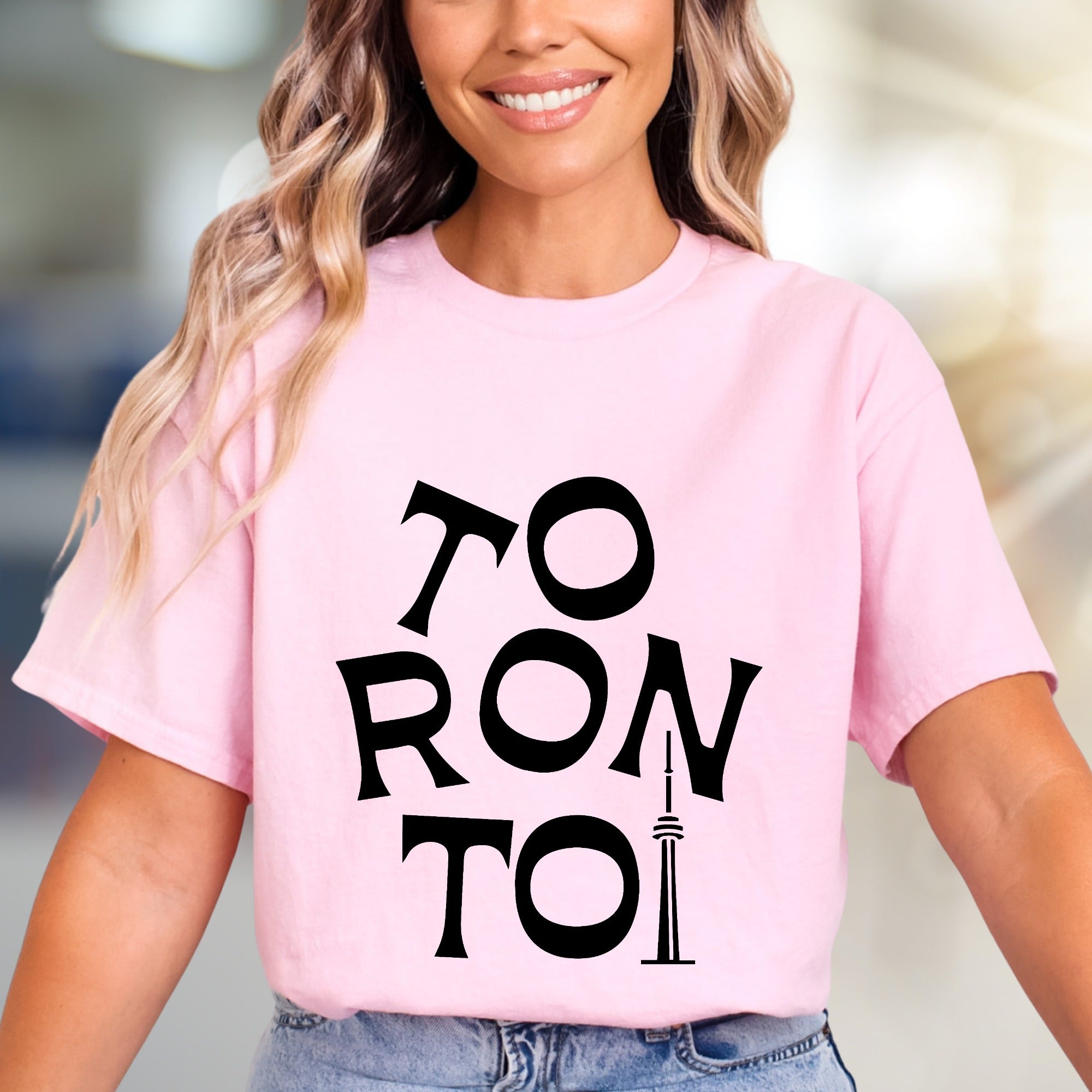 “Toronto” Cityscape Graphic Tee, a Travel Souvenir Pick for Urban Explorers