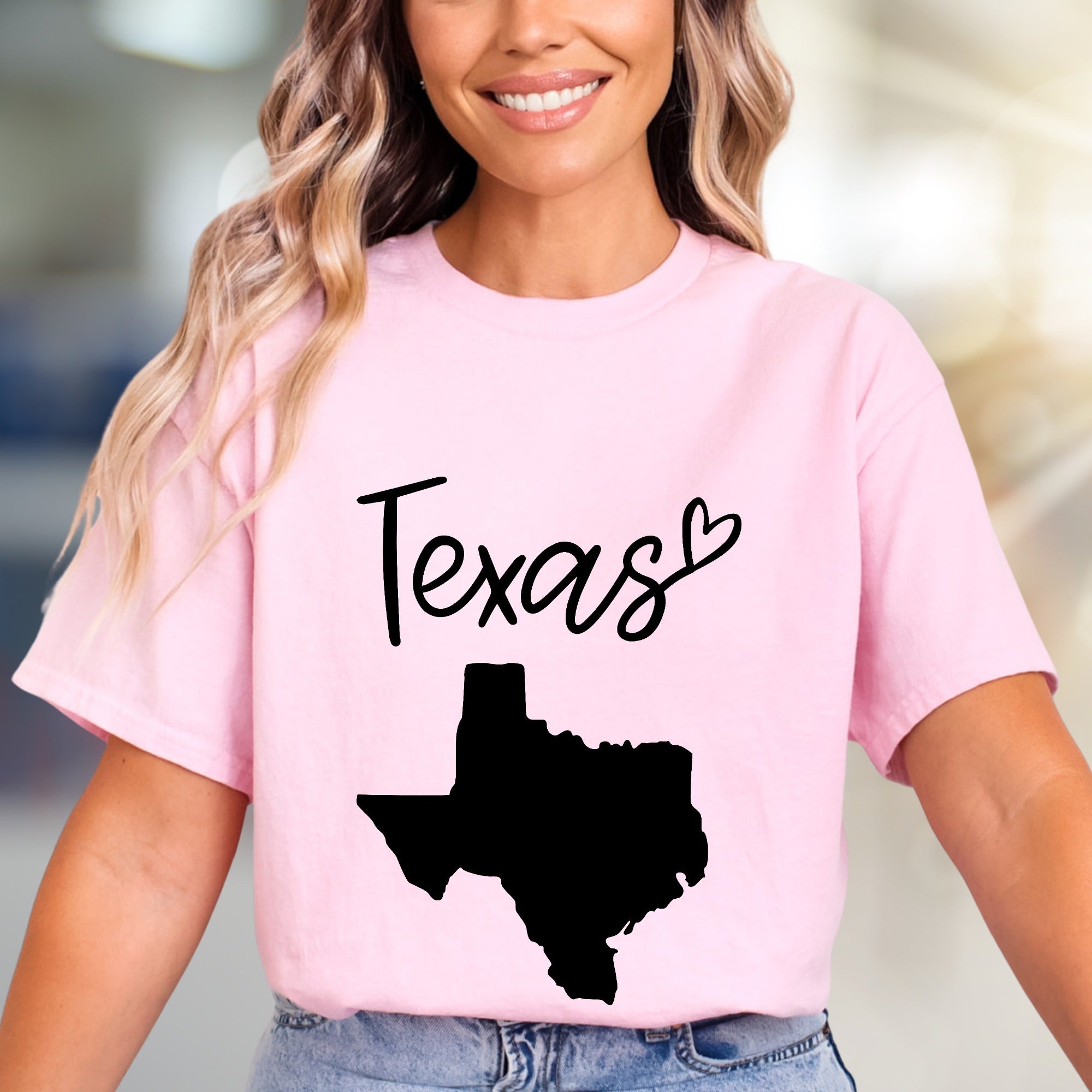 "Texas" State Map Graphic Tee, a Lone Star Lifestyle Pick for Texans