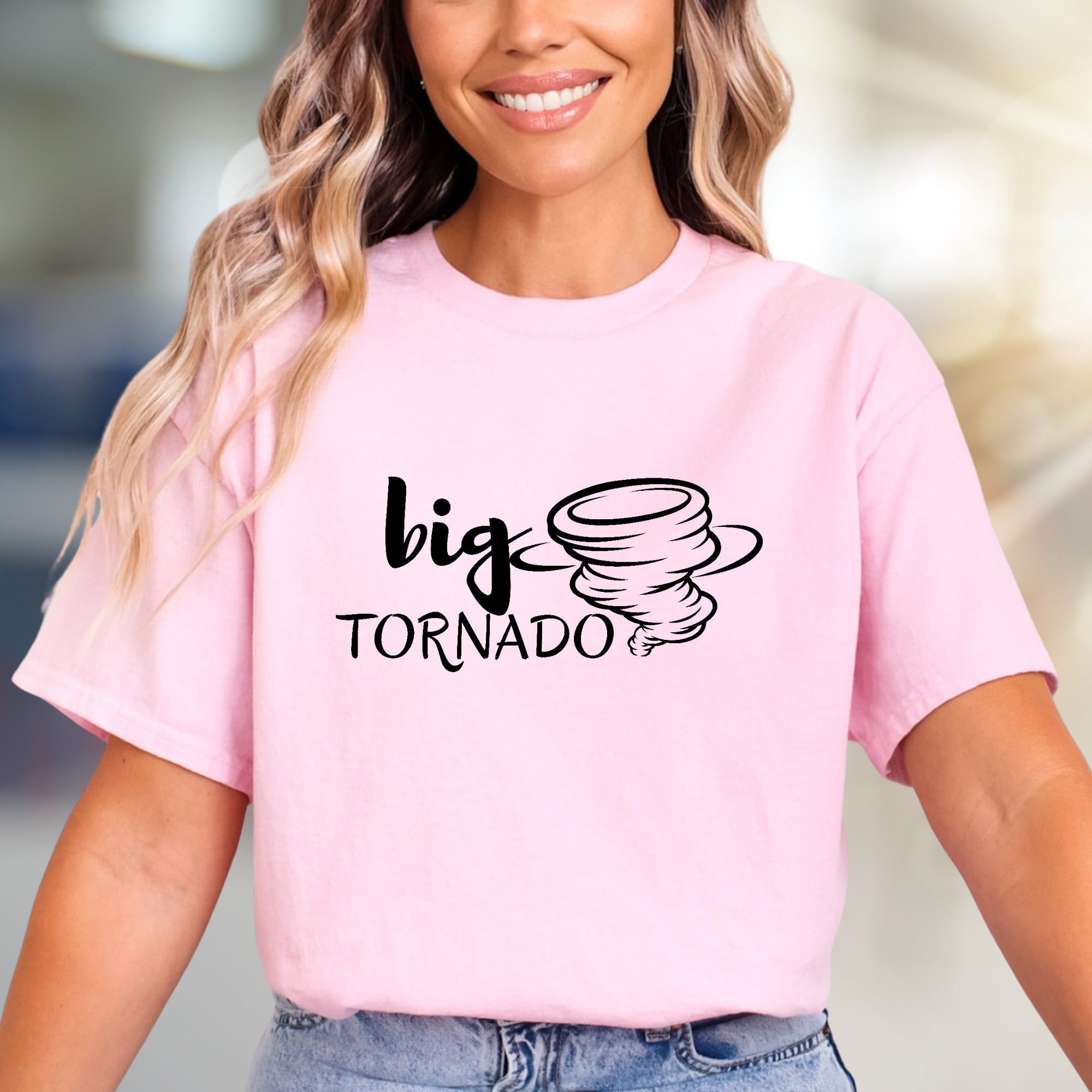 "Big Tornado" Humorous Weather Graphic Tee, a Witty Pick for Expressive Souls