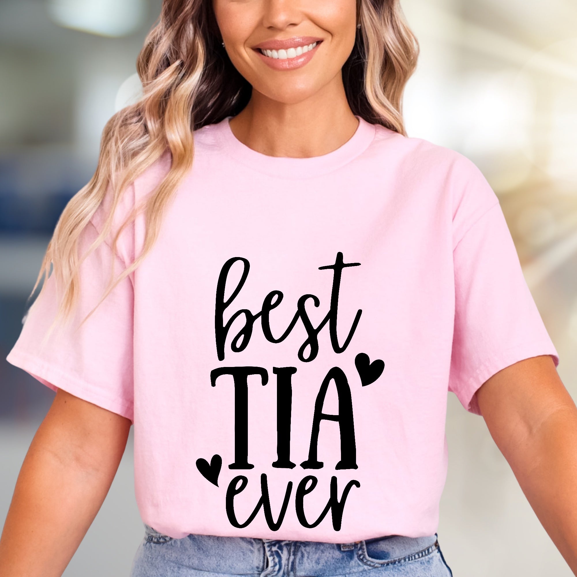 "Best TIA Ever" Graphic Tee, A Heartfelt Gift for Aunties