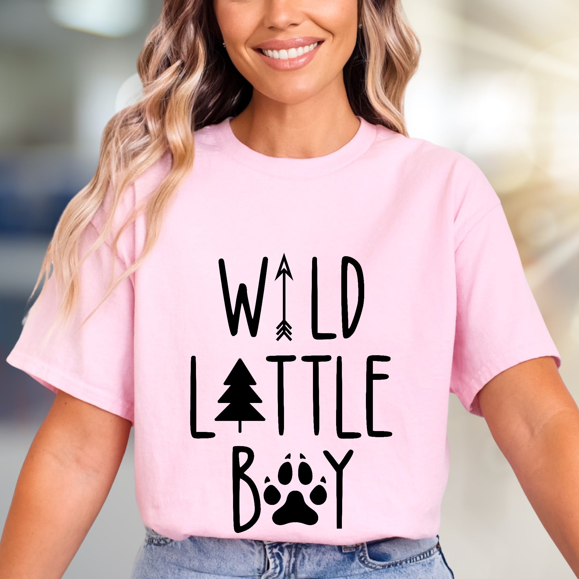 "Wild Little Boy" Wilderness Graphic Tee, a Nature-Inspired Pick for Adventurous Parents