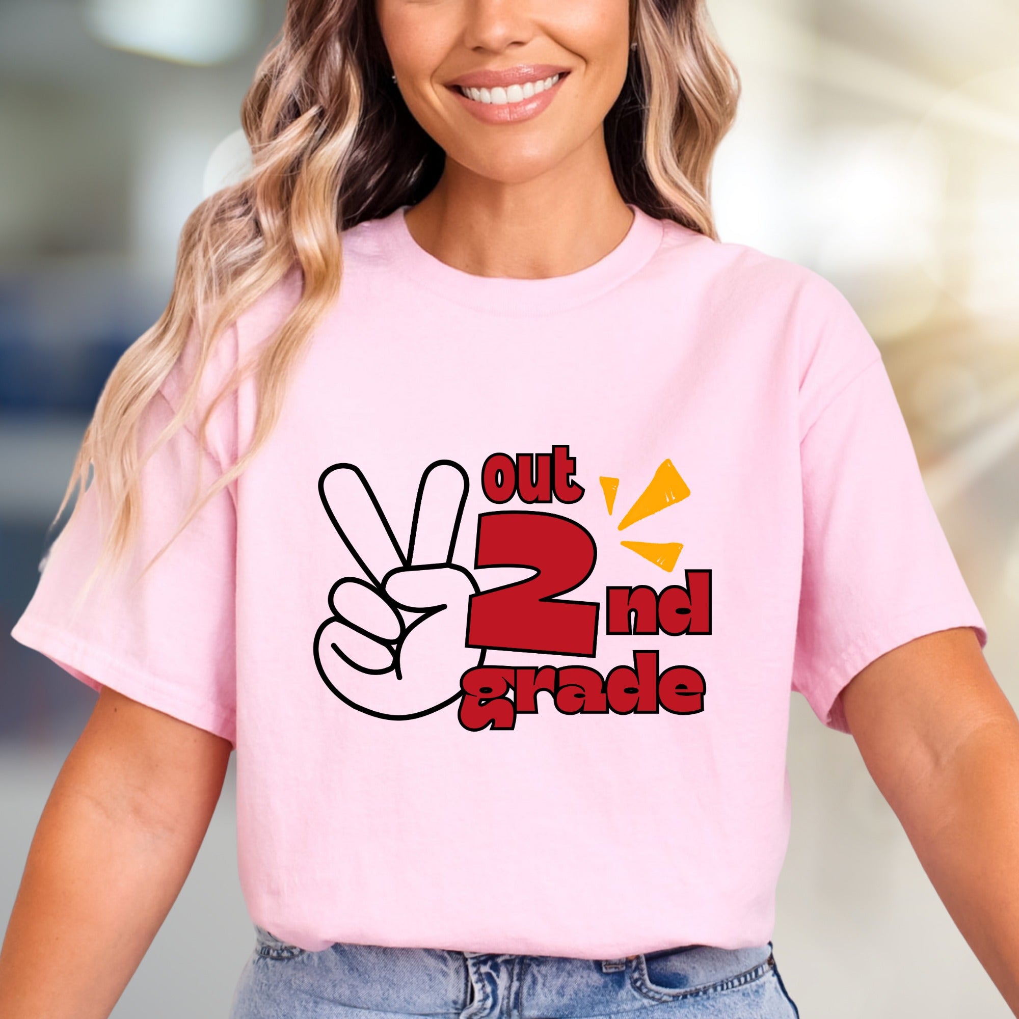 "Out 2nd Grade" School's Out Graphic Tee, a Celebration Pick for Students