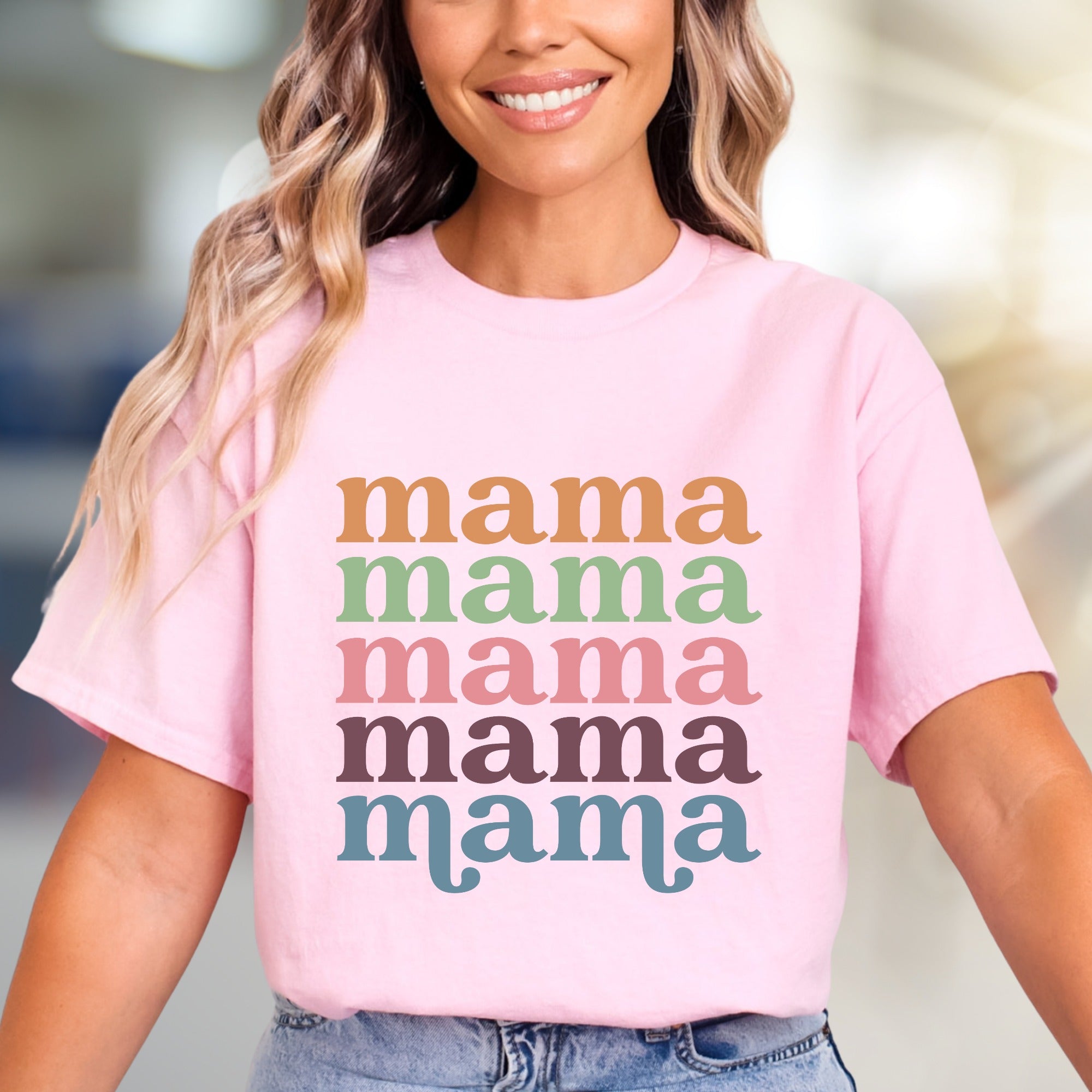 "Mama Mama Mama Mama Mama" Retro Graphic Tee, A Mother's Day Pick for Her