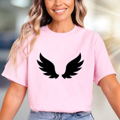 Angel Wings Graphic Tee, a Serene Statement Unisex Adult T-Shirt