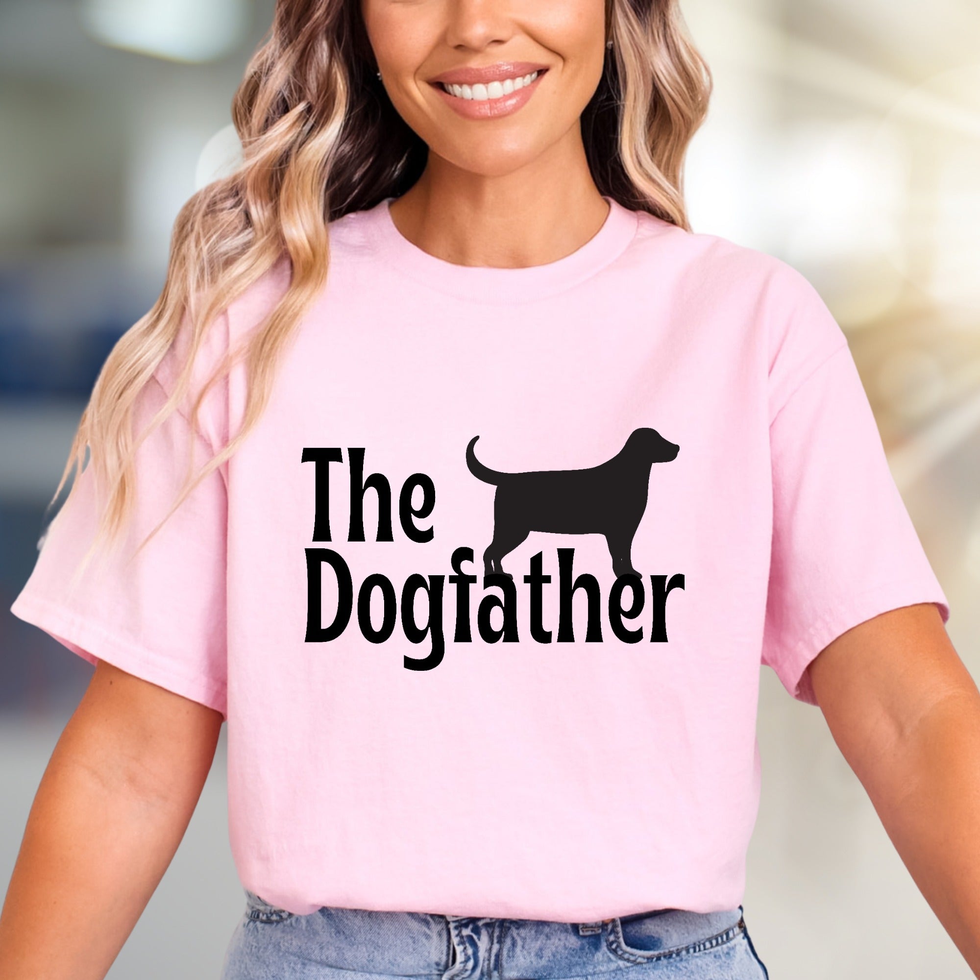 "The Dogfather" Canine Humor Graphic Tee, a Pet Lover's Statement Piece