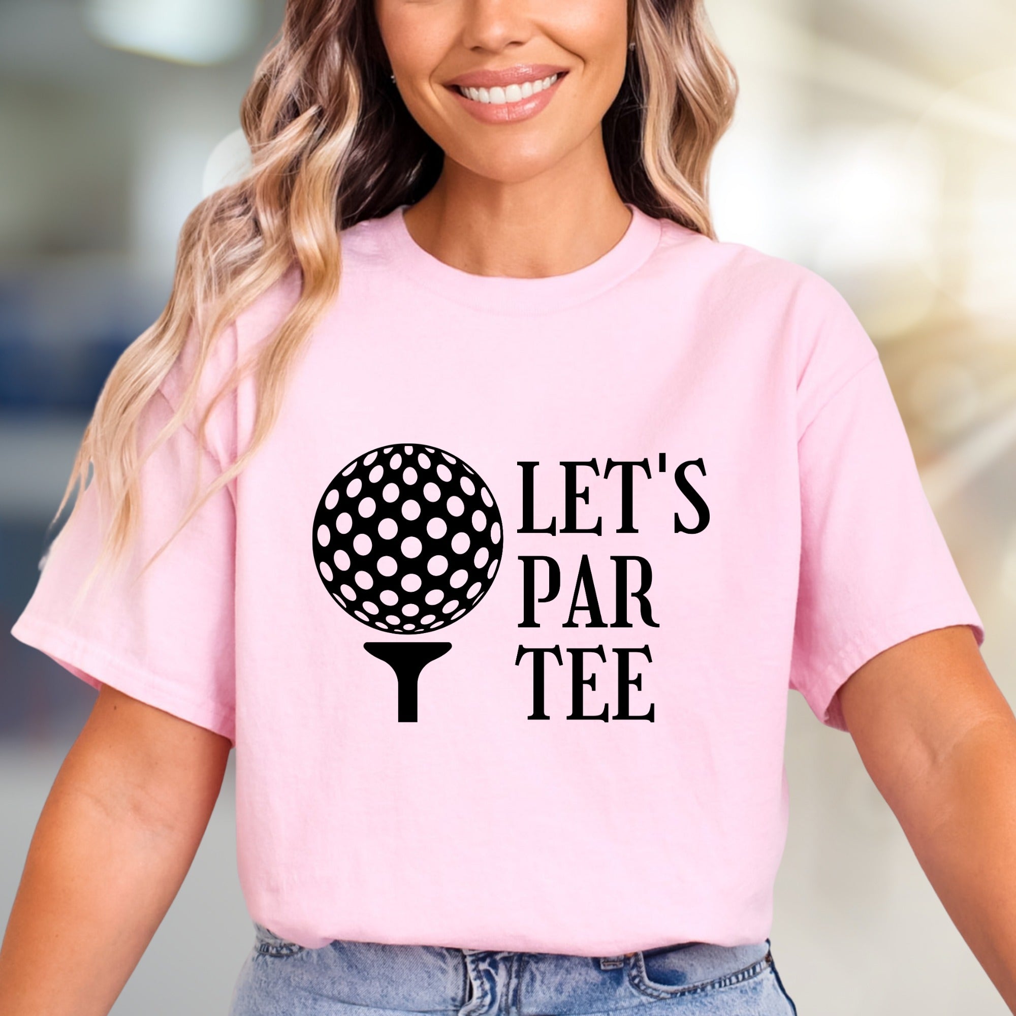 Let's Par Tee Golf Graphic Tee, A Playful Sports Pick for Golfers