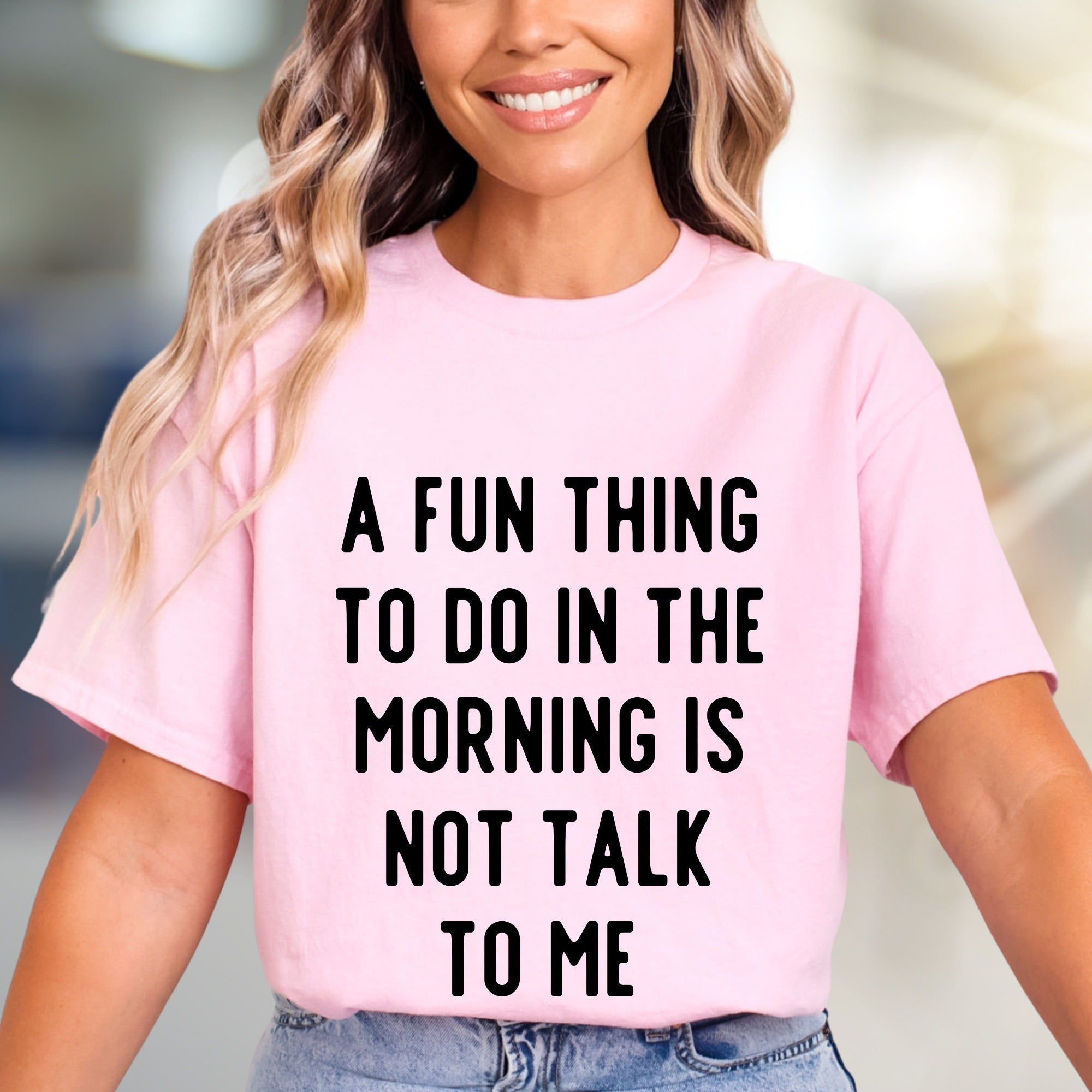 "DON'T TALK TO ME" Funny Morning Person T-Shirt, a Humorous Tee for Introverts
