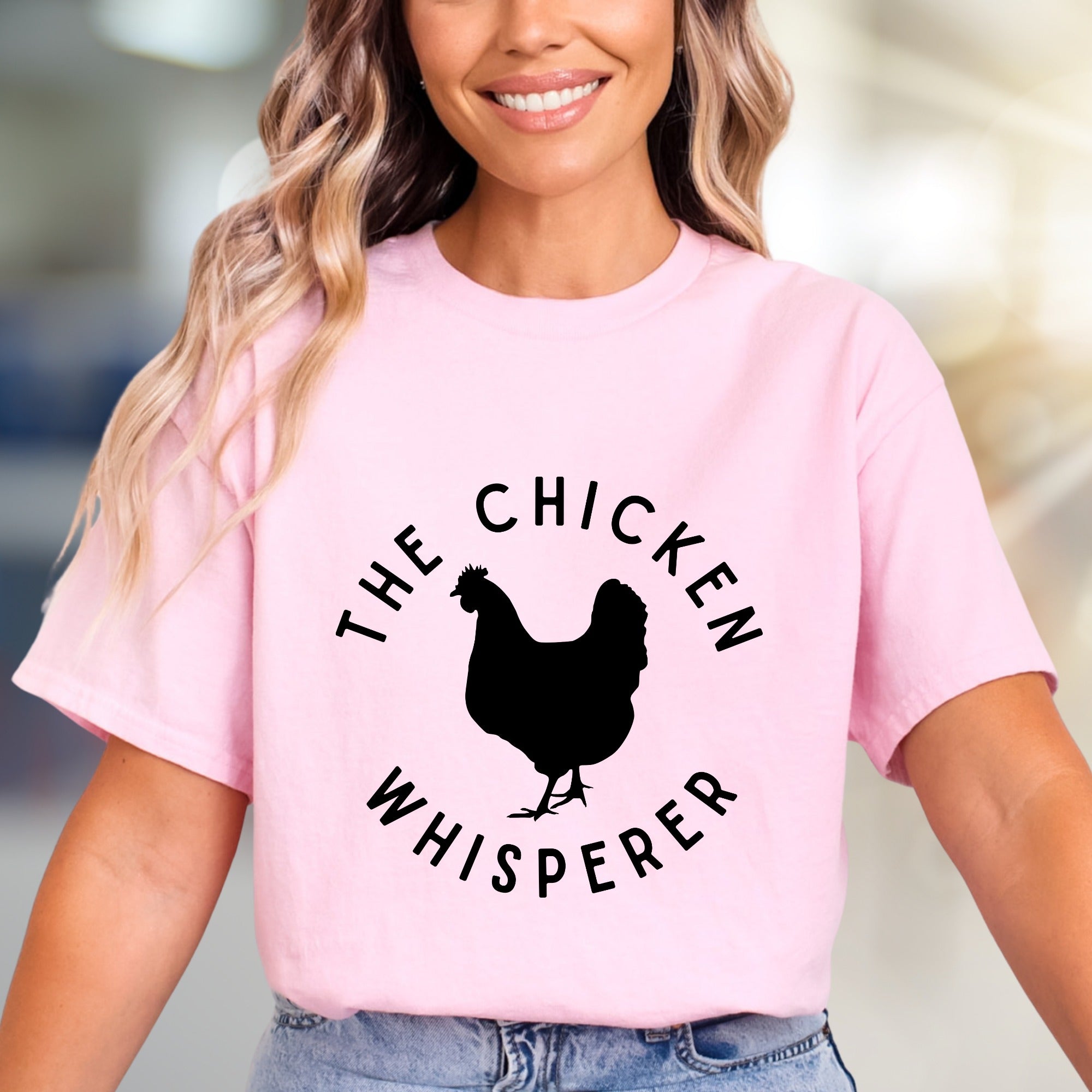 "The Chicken Whisperer" Farm Animal Graphic Tee, A Humorous Pick for Animal Lovers