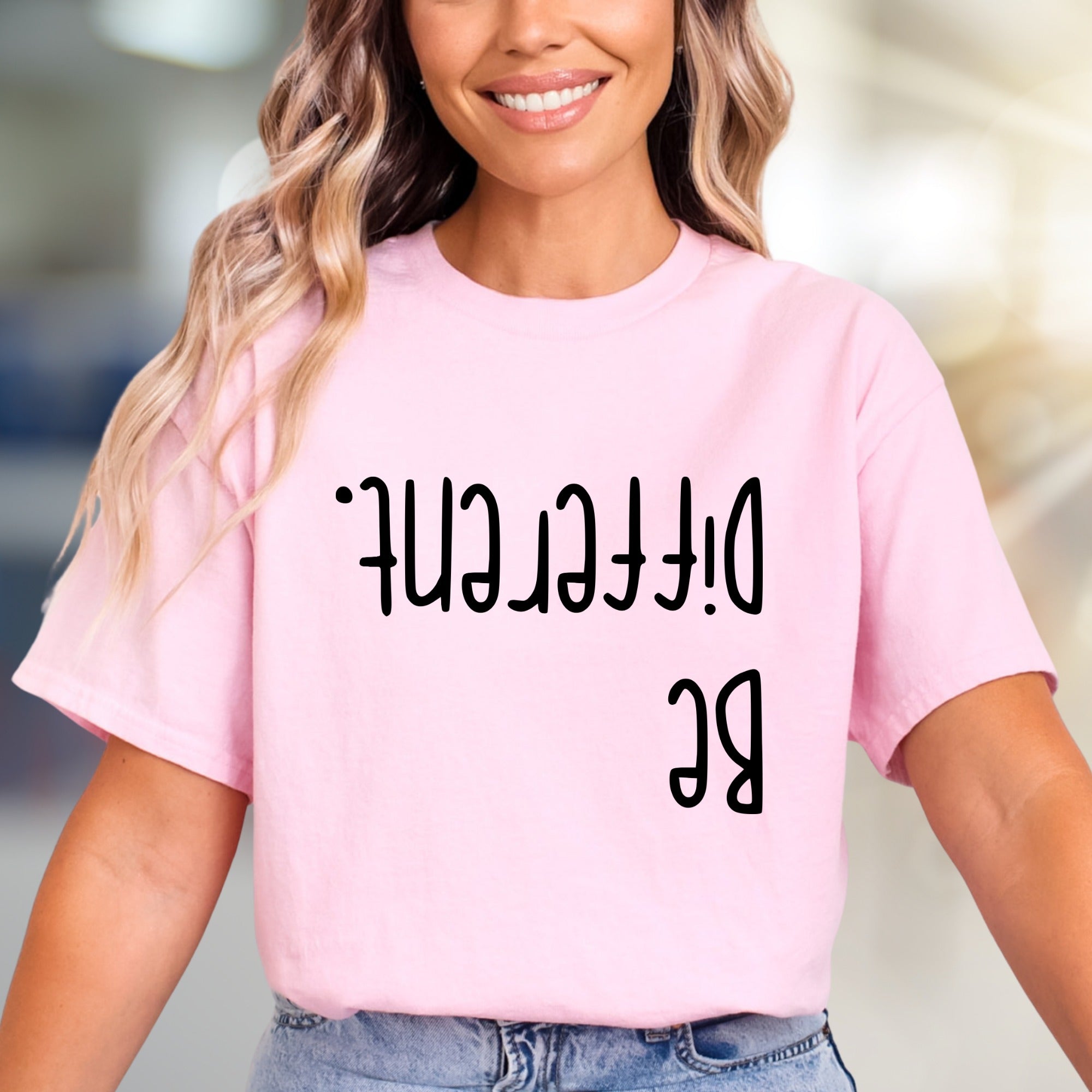 "Be Different." Unique Wordplay Graphic Tee, a Bold Statement Pick for Individuals