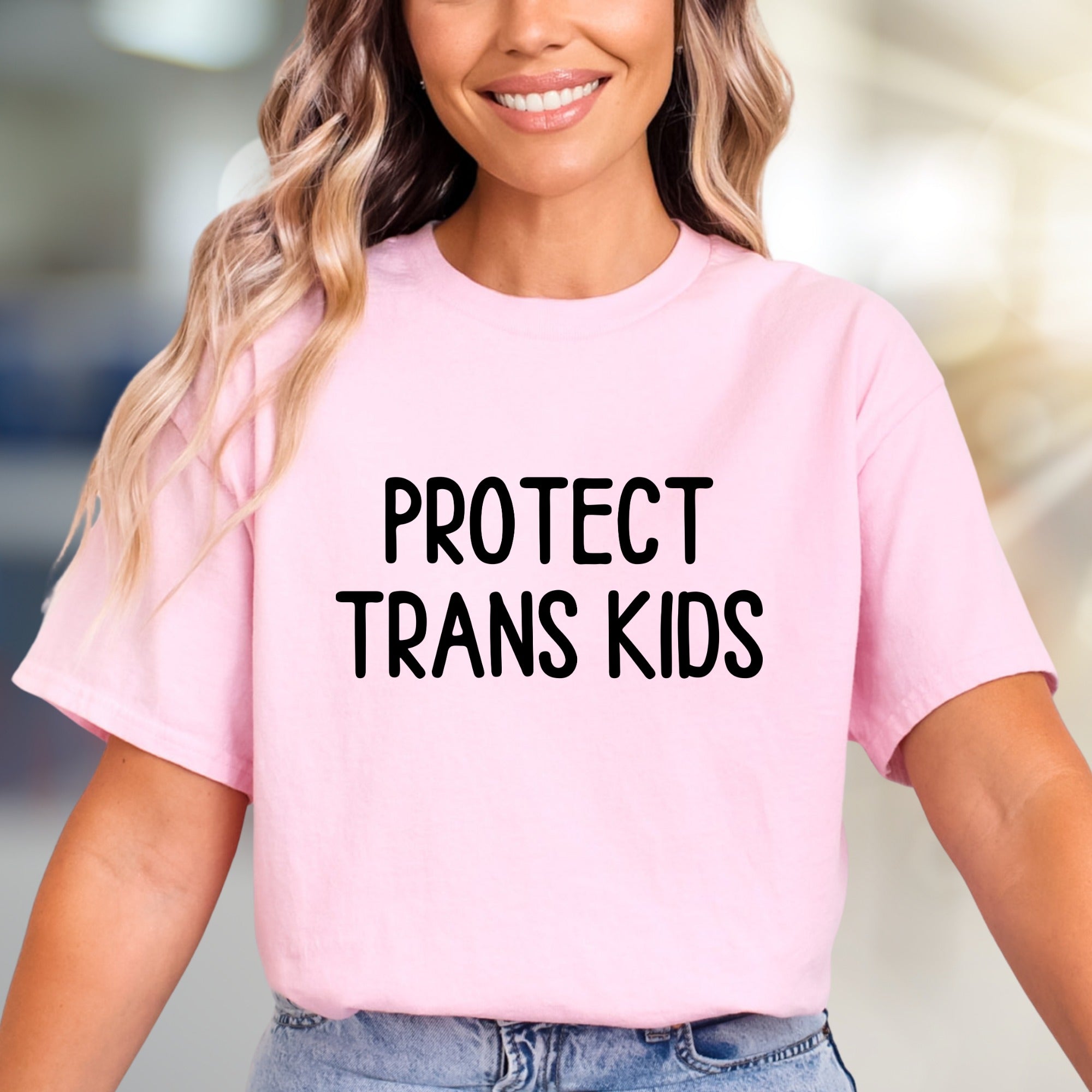 "PROTECT TRANS KIDS" Human Rights Graphic Tee, a Statement Pick for Advocates