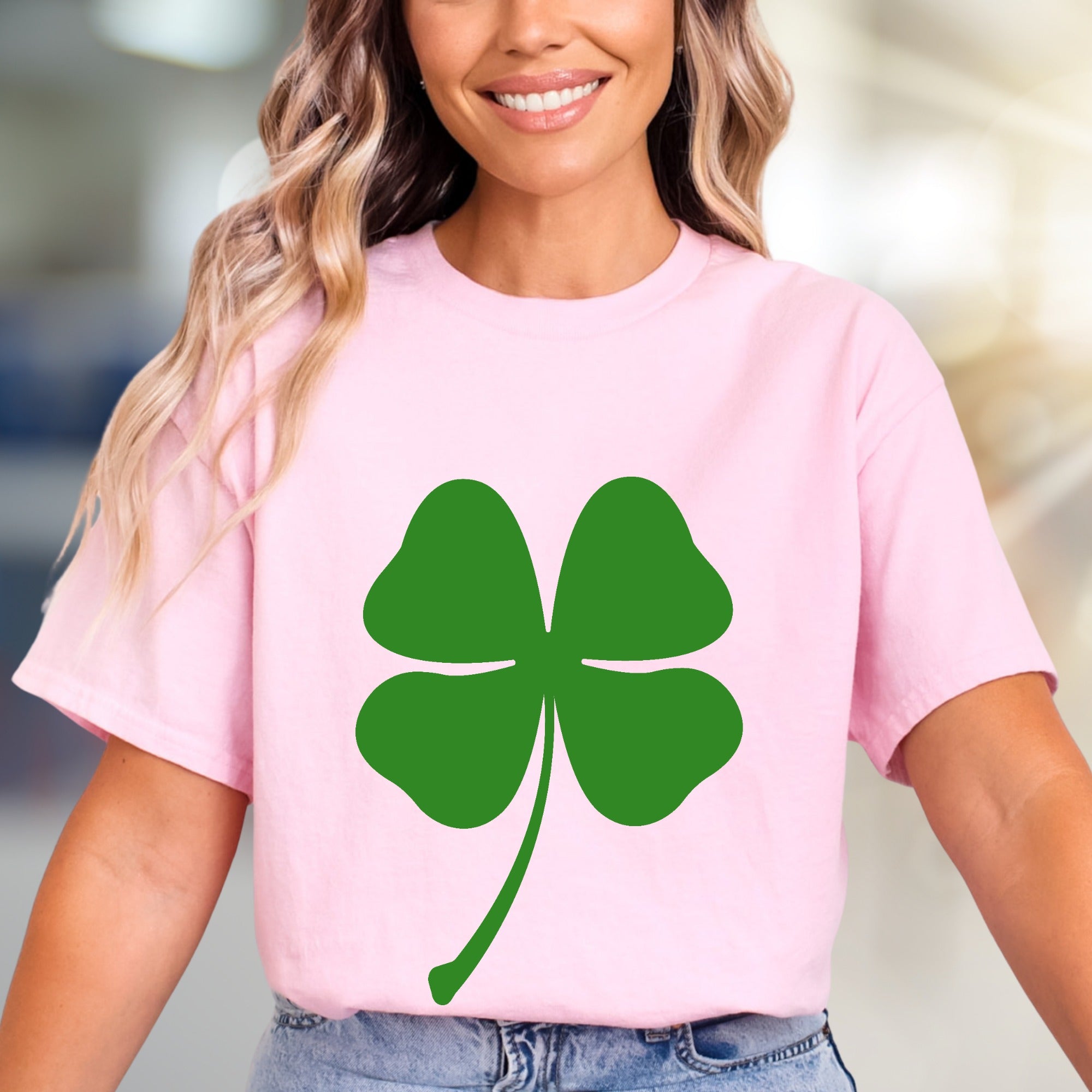 Four Leaf Clover Lucky Charm Graphic Tee, a St. Patrick's Day Pick for Everyone