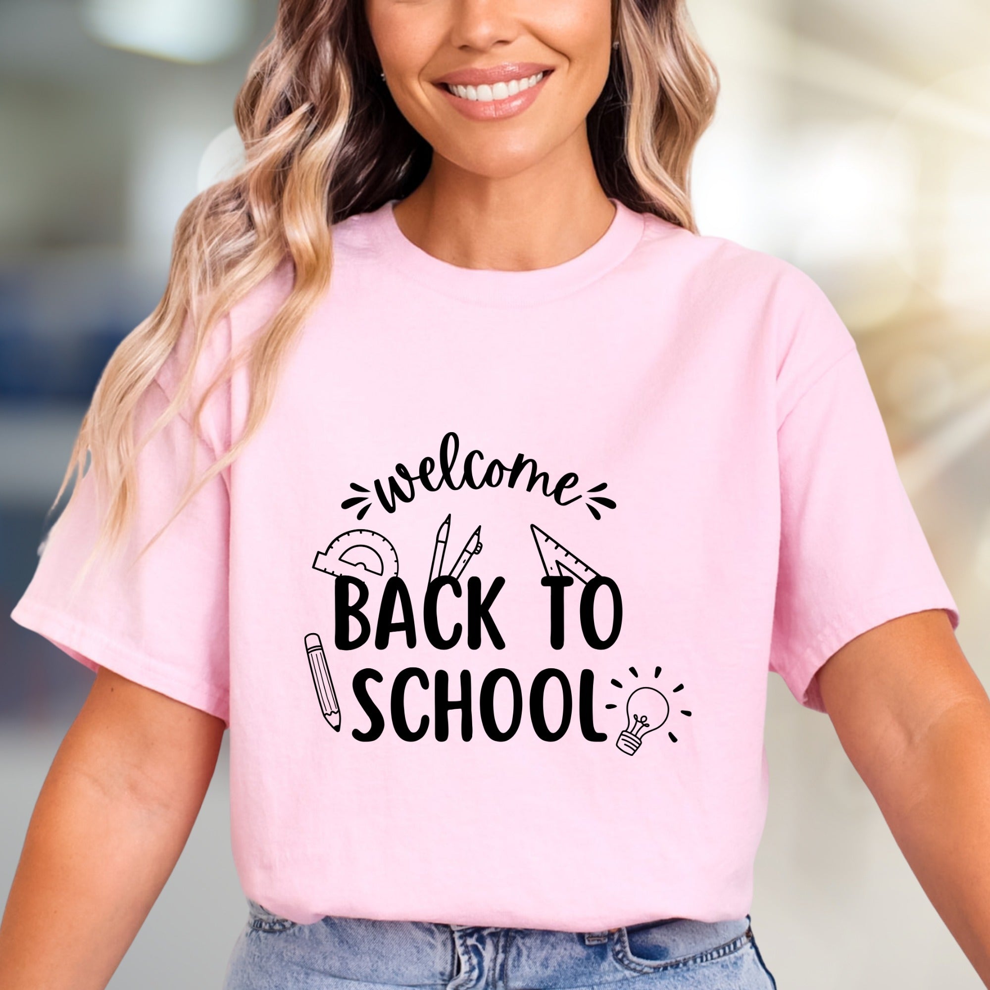 "Welcome Back To School" Teacher Tools Graphic Tee, a Scholastic Pick for Educators