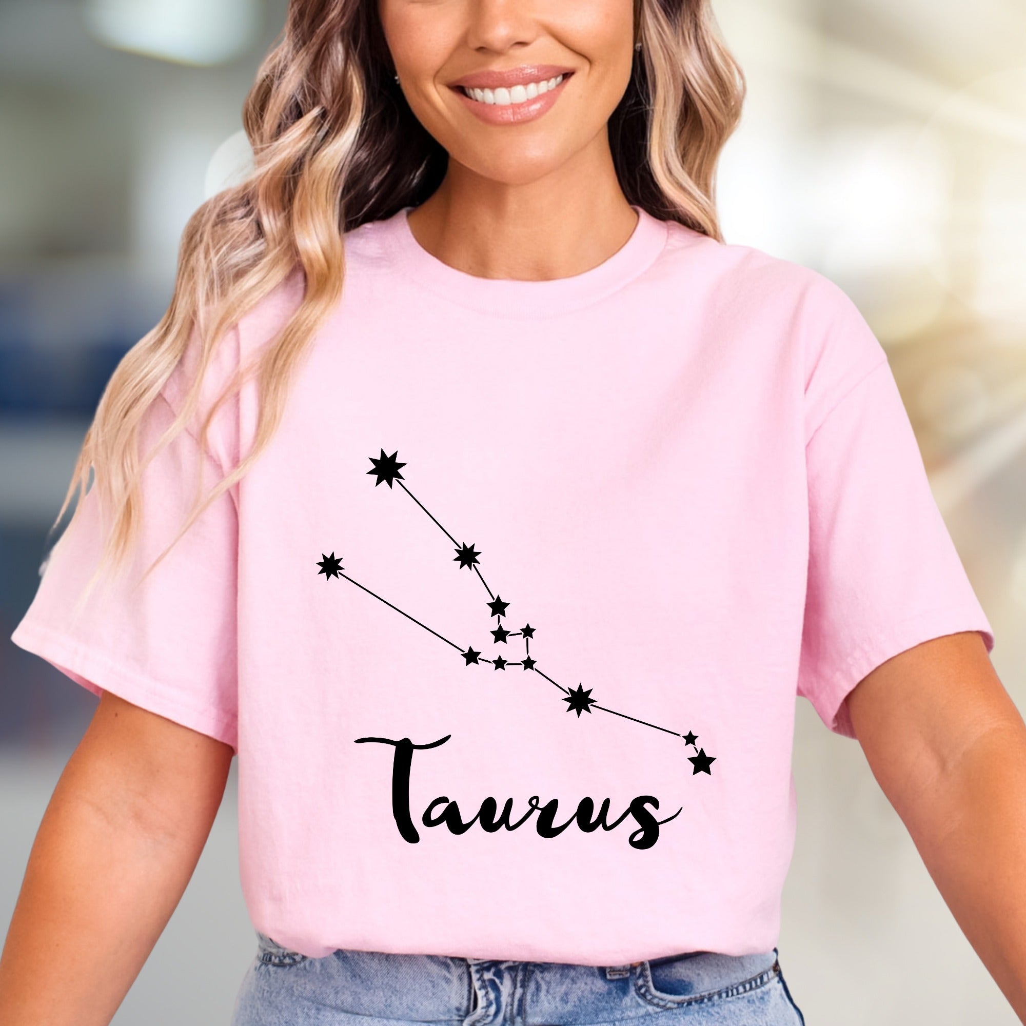 Taurus Zodiac Constellation Graphic Tee, a Celestial Pick for Astrology Lovers