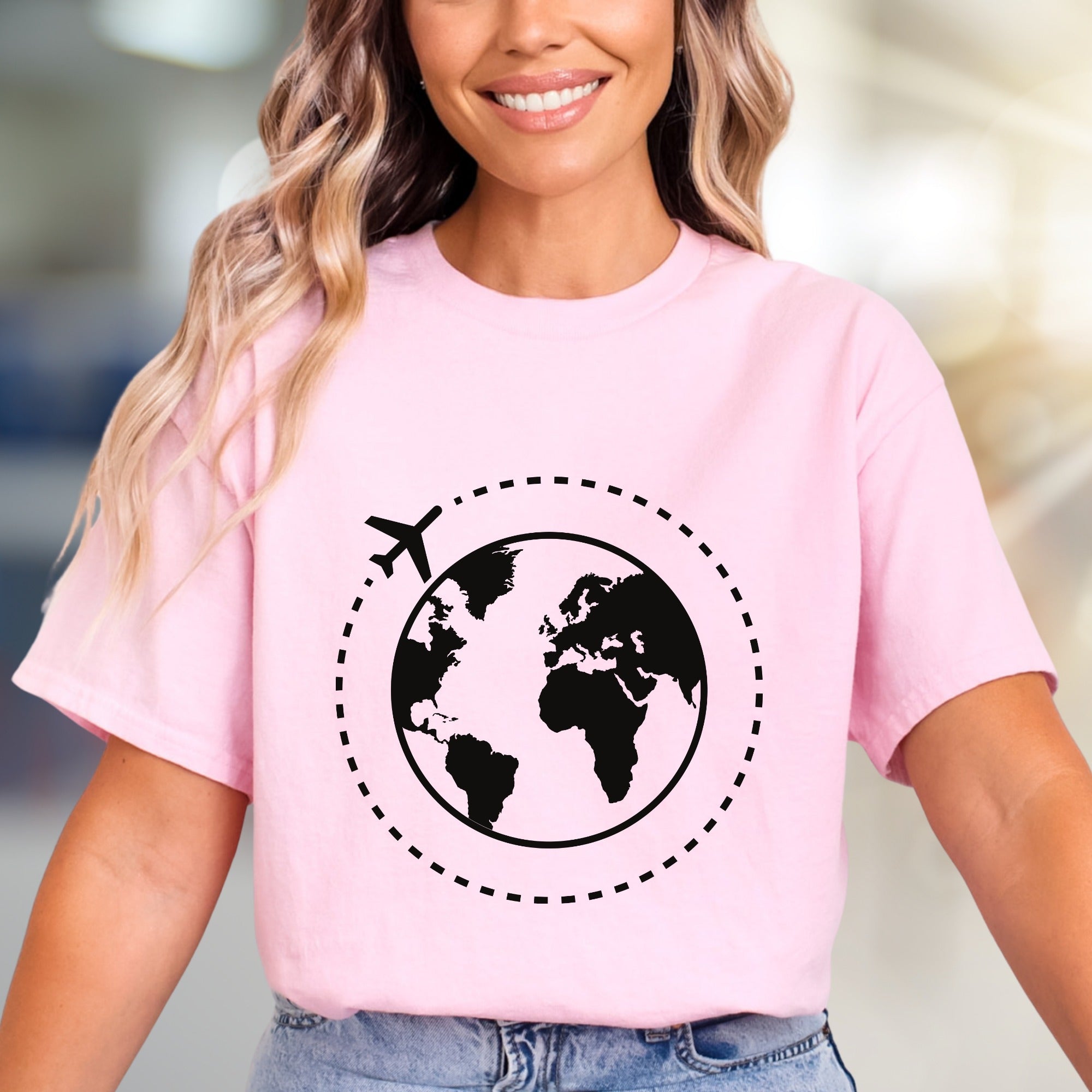 Around the World Travel Graphic Tee, a Wanderlust Pick for Adventurers