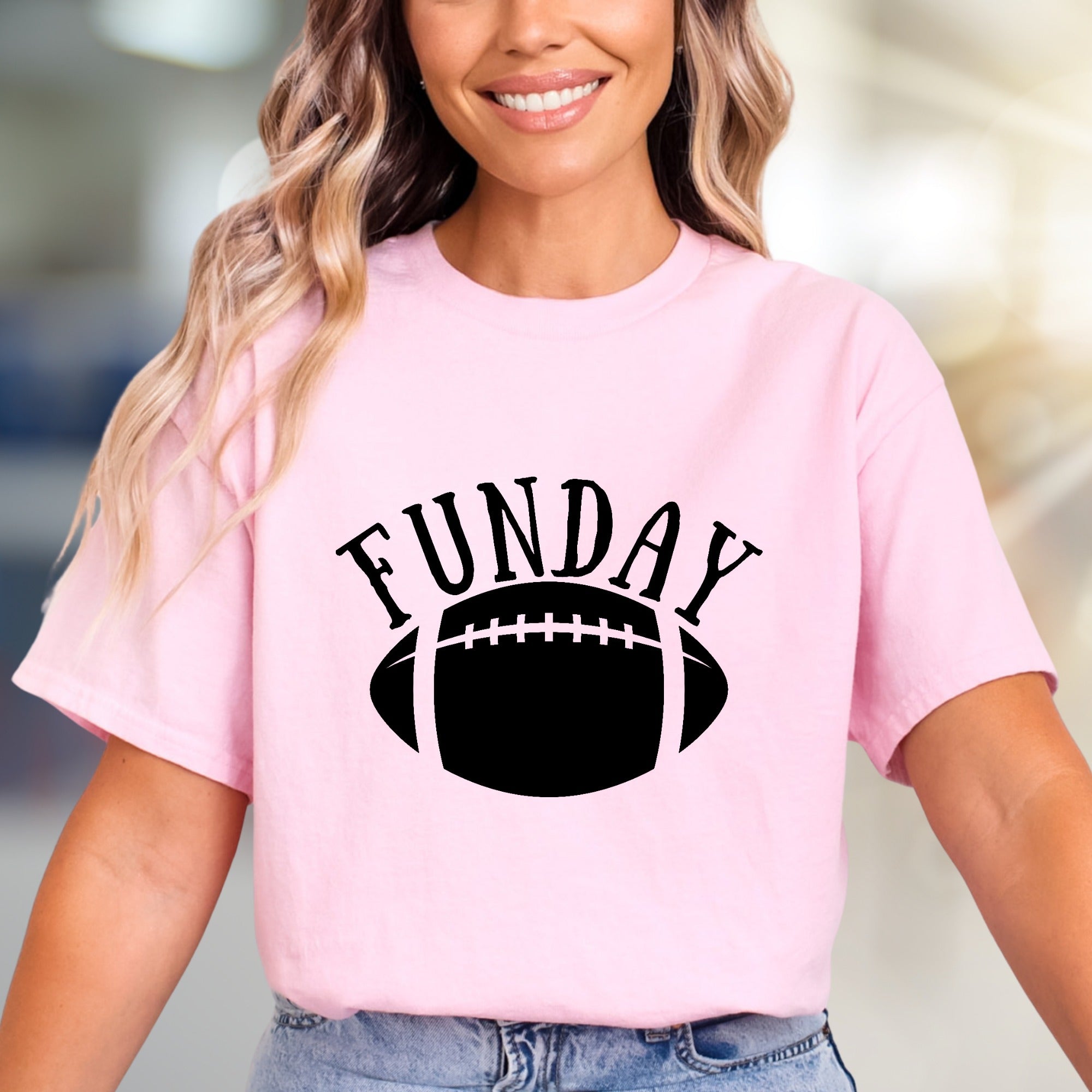 "FUNDAY" Football Graphic Tee, a Game Day Pick for Sports Fans