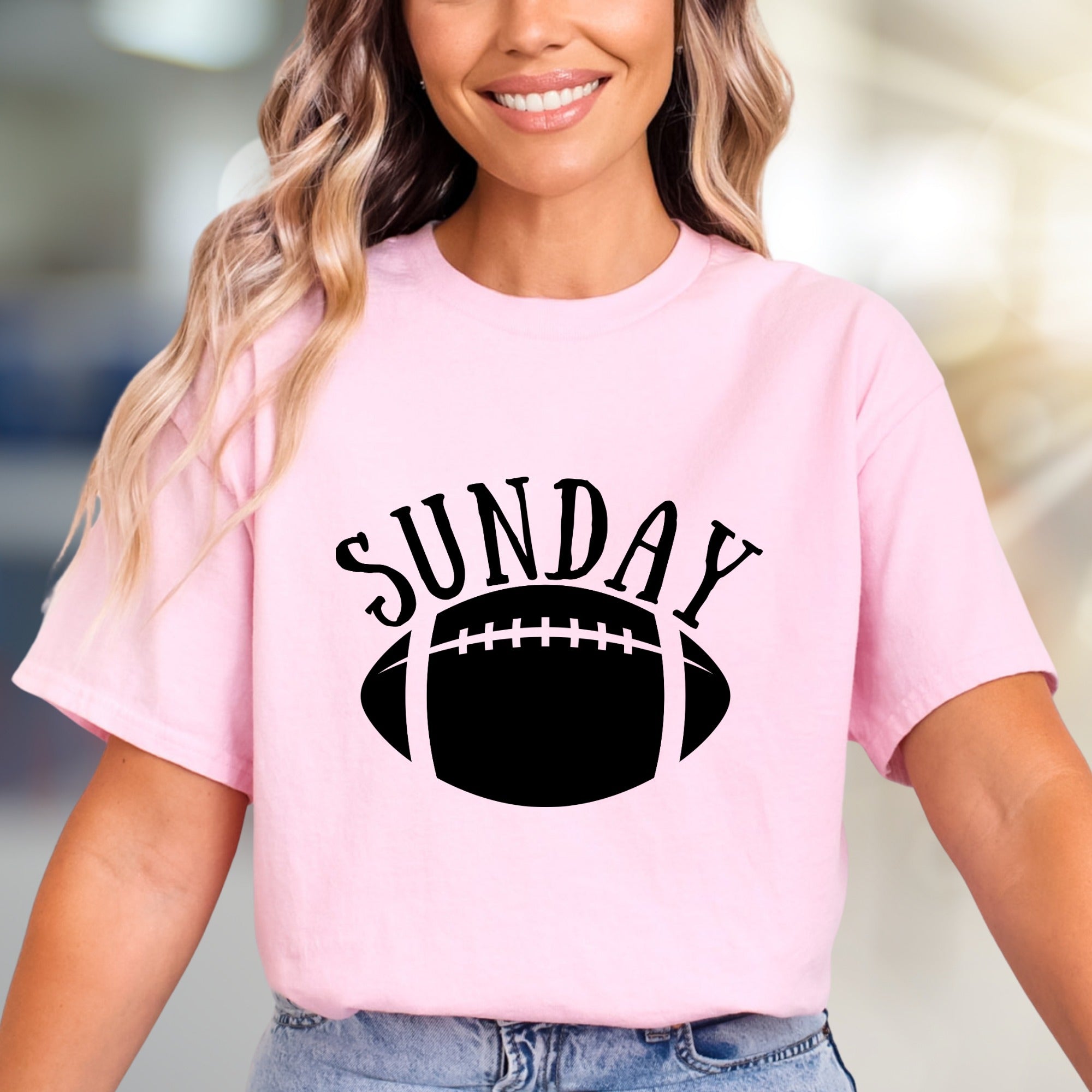 "SUNDAY" Football Graphic Tee, a Game Day Pick for Sports Fans