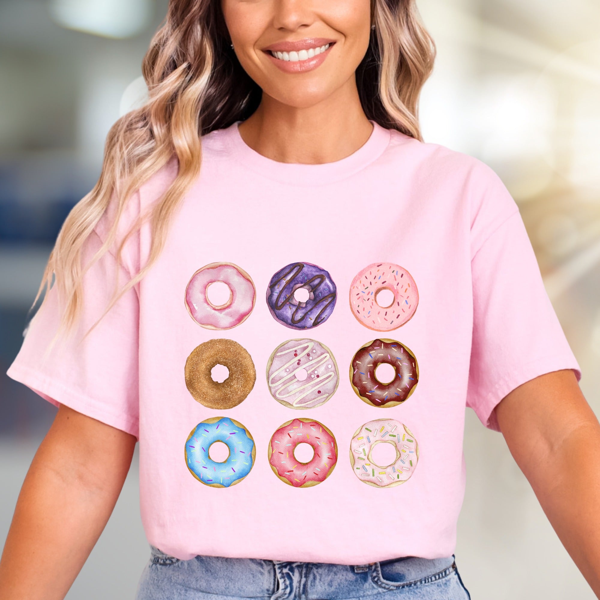 Donut Delights Dessert Graphic Tee, a Sweet Treat for Foodies