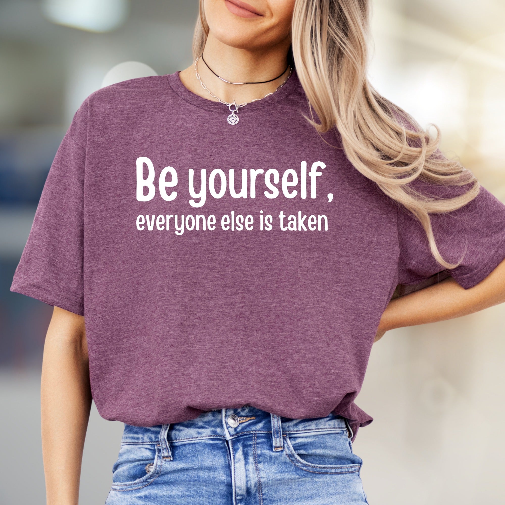 "Be Yourself" Empowering Graphic Tee, an Inspirational Pick for All