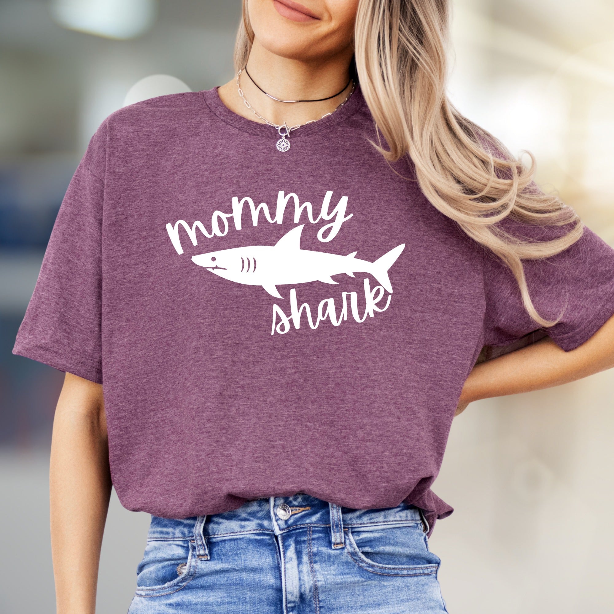 Mommy Shark Graphic Tee, A Fun Family Pick for Moms