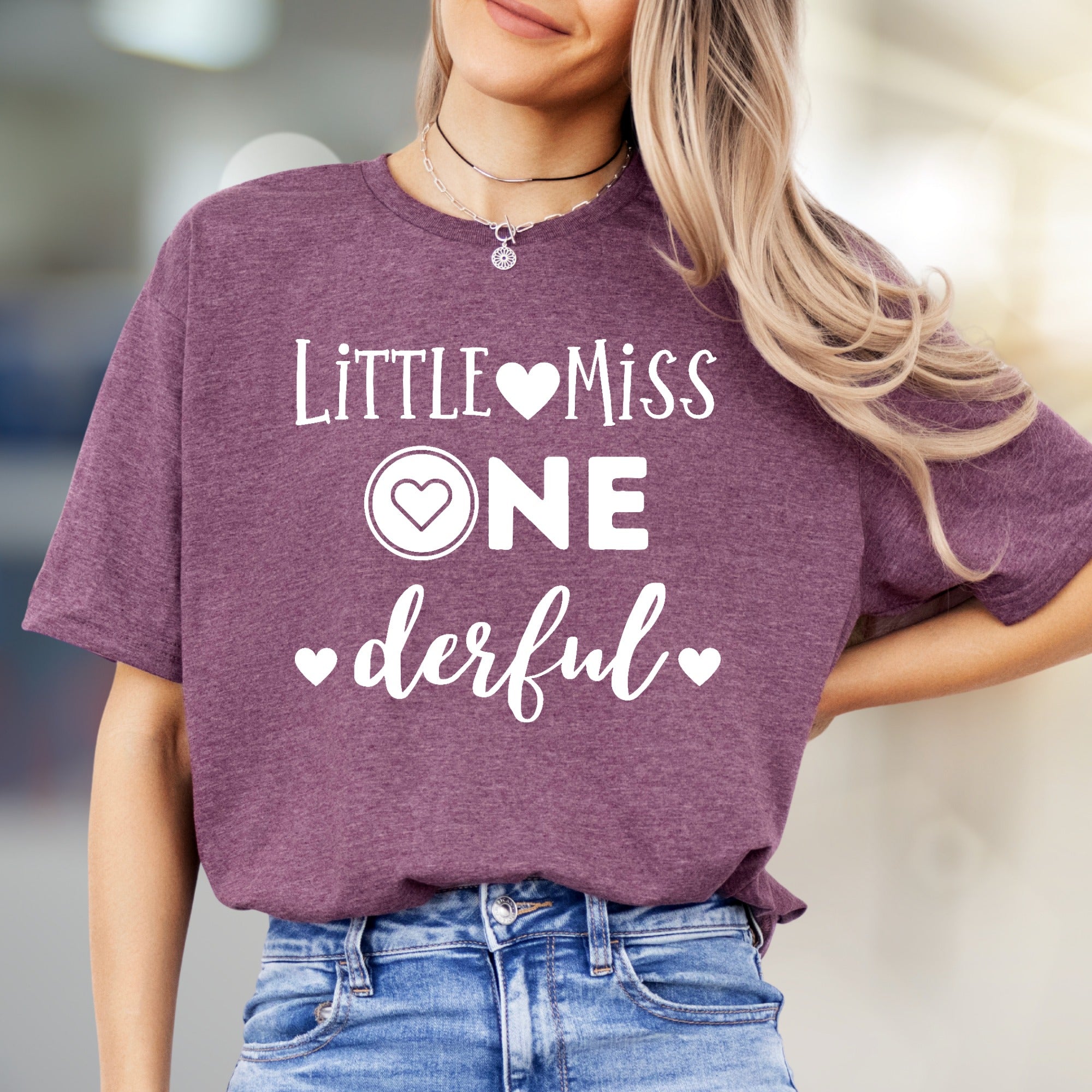 "Little Miss Wonderful" Birthday Celebration Graphic Tee, a Cherished Pick for Loved Ones