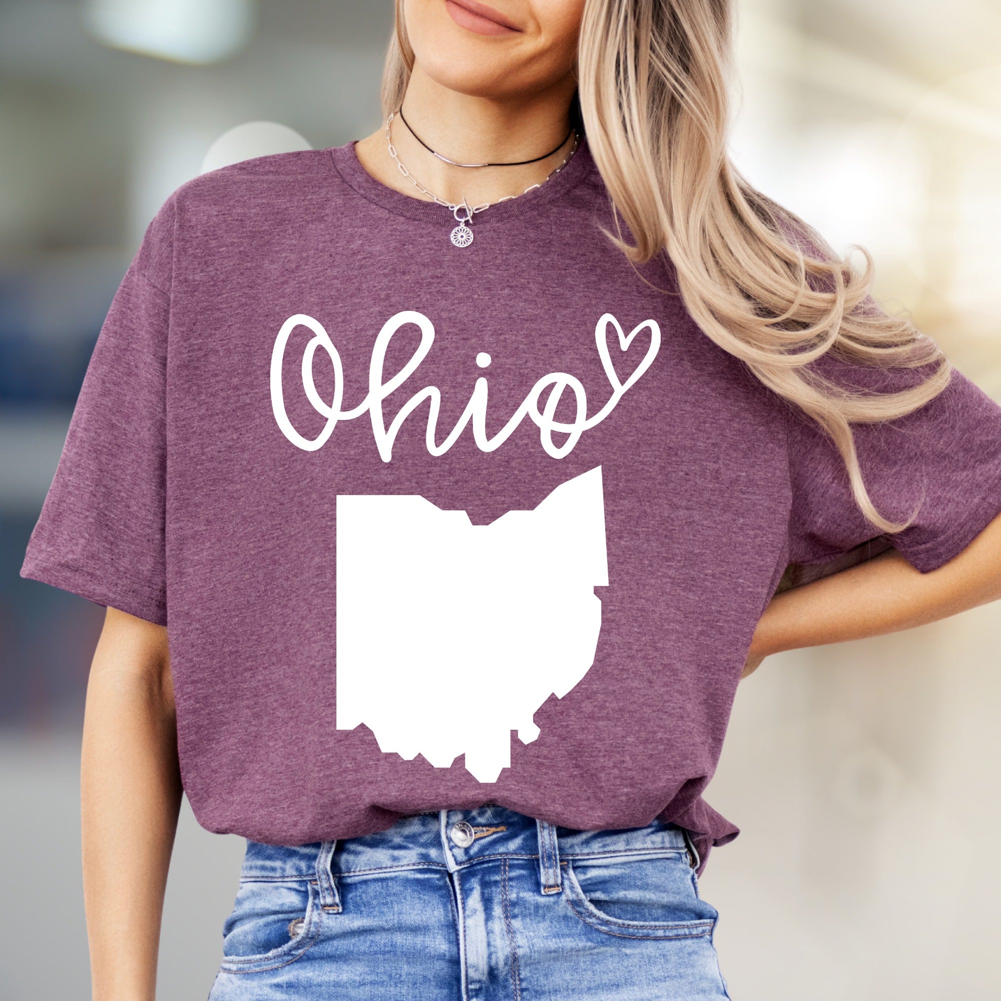 "Ohio" State Map Graphic Tee, a Hometown Love Pick for Residents & Fans