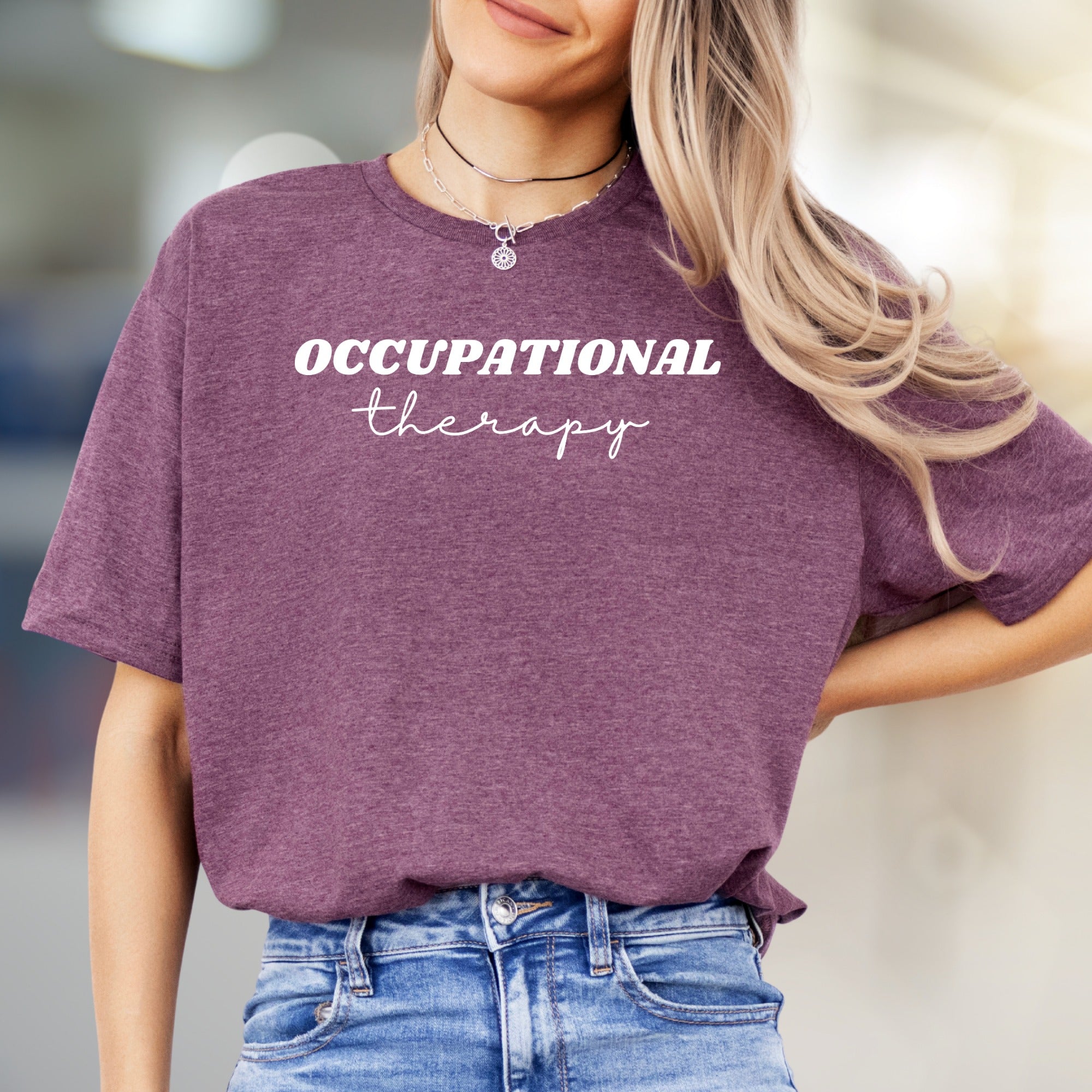 "OCCUPATIONAL therapy" Professional Graphic Tee, a Medical Niche Pick for Healthcare Workers