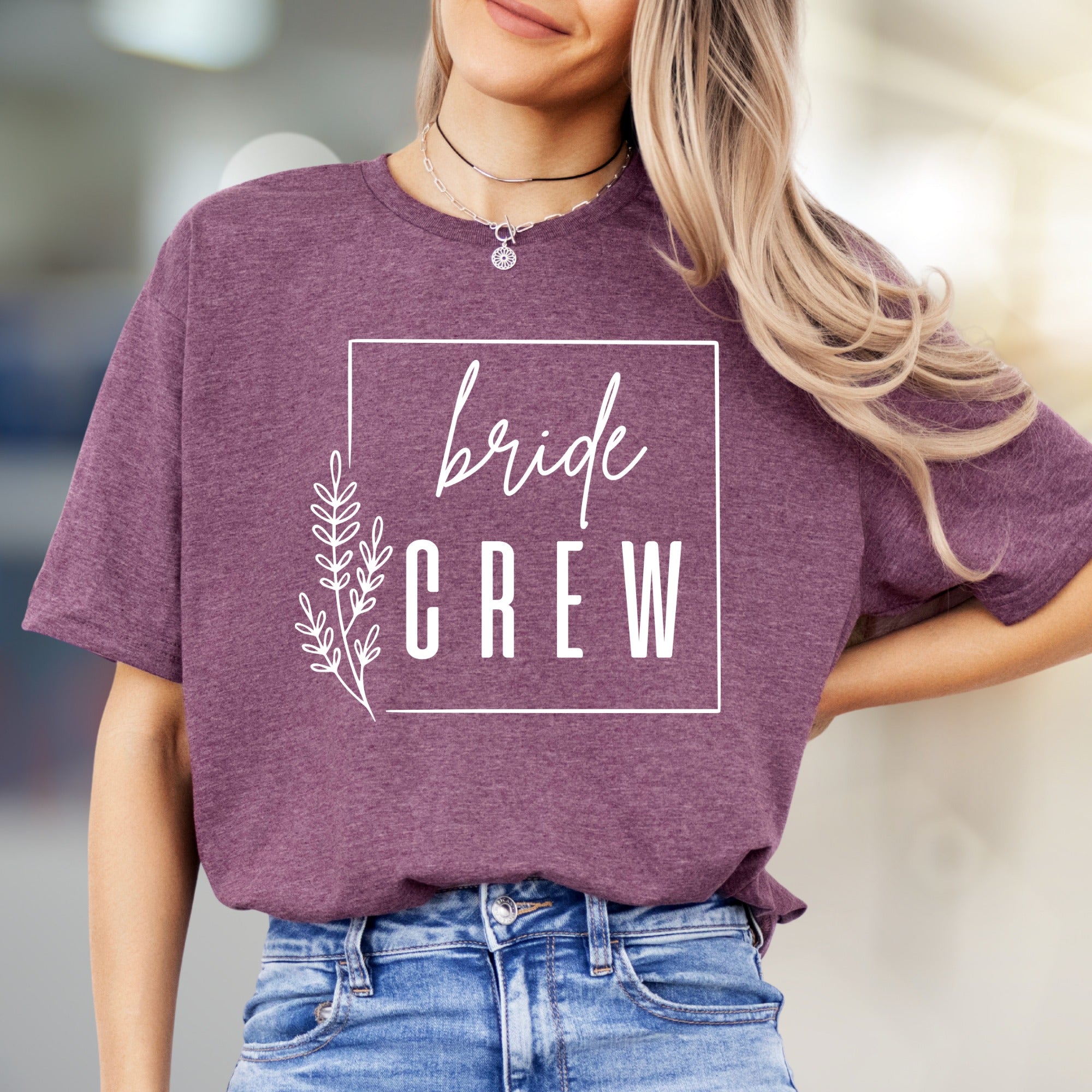 "Bride Crew" Wedding Party Graphic Tee, a Bridal Celebration Pick for the Squad